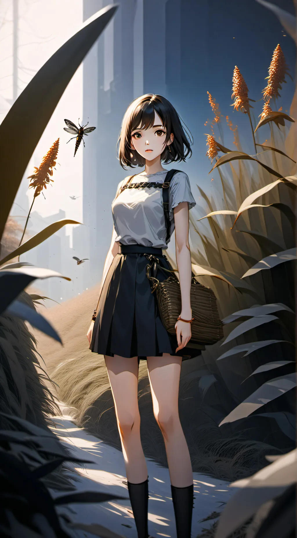 ai character: Тина background