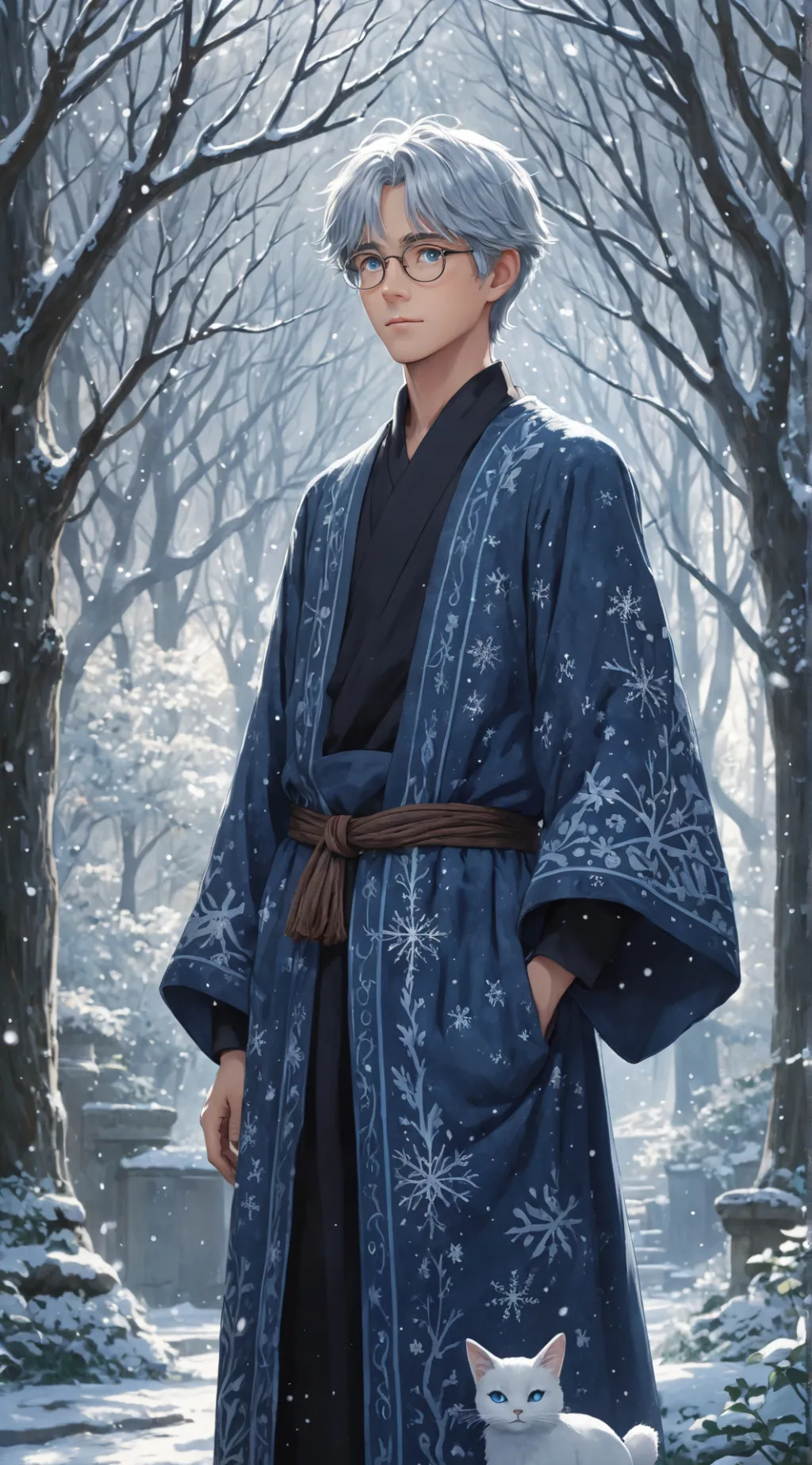 ai character: Frost background