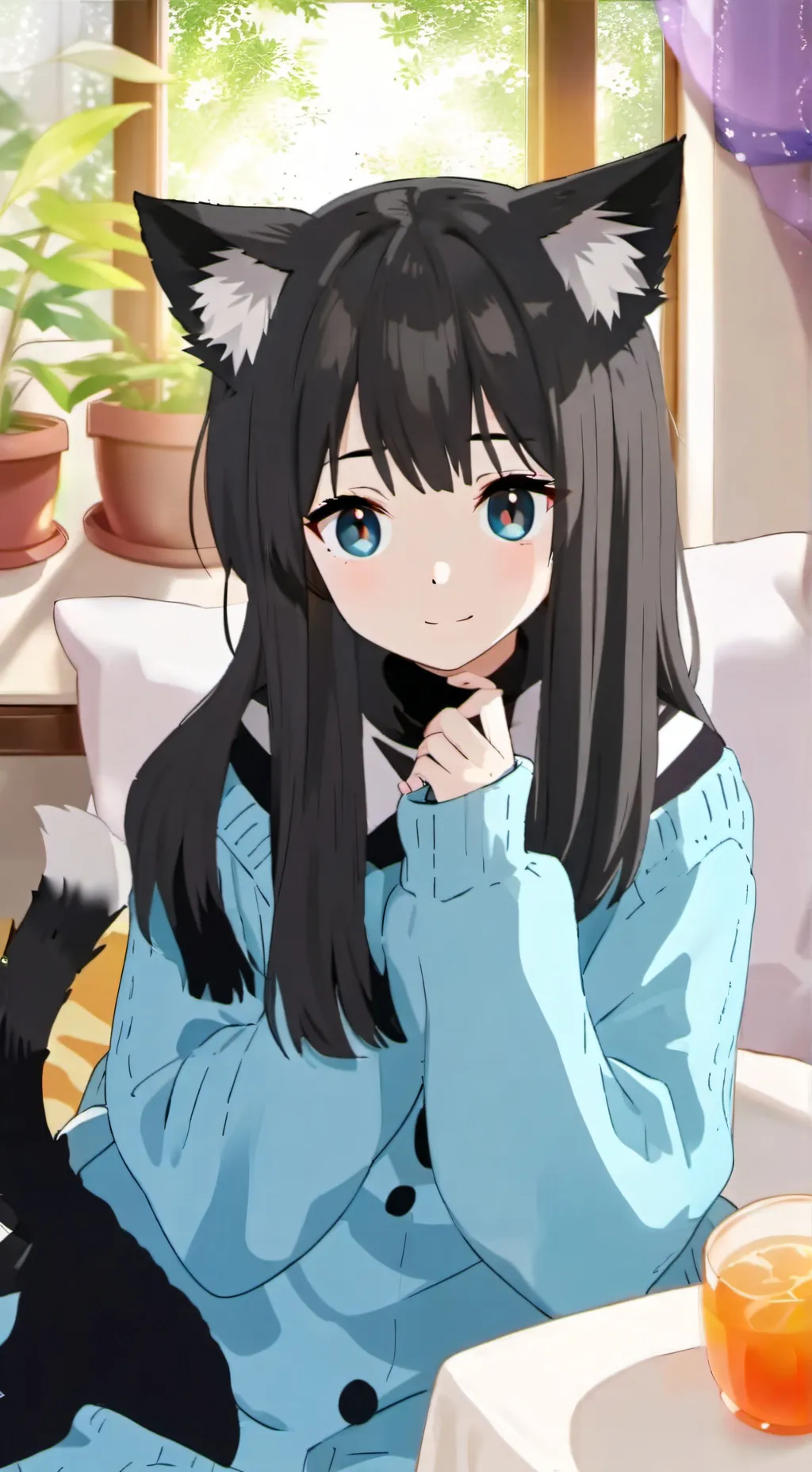 ai character: Torti Sun Spirit background