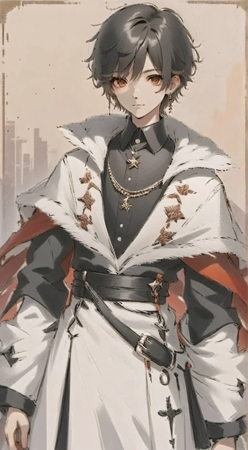 ai character: Dustin background