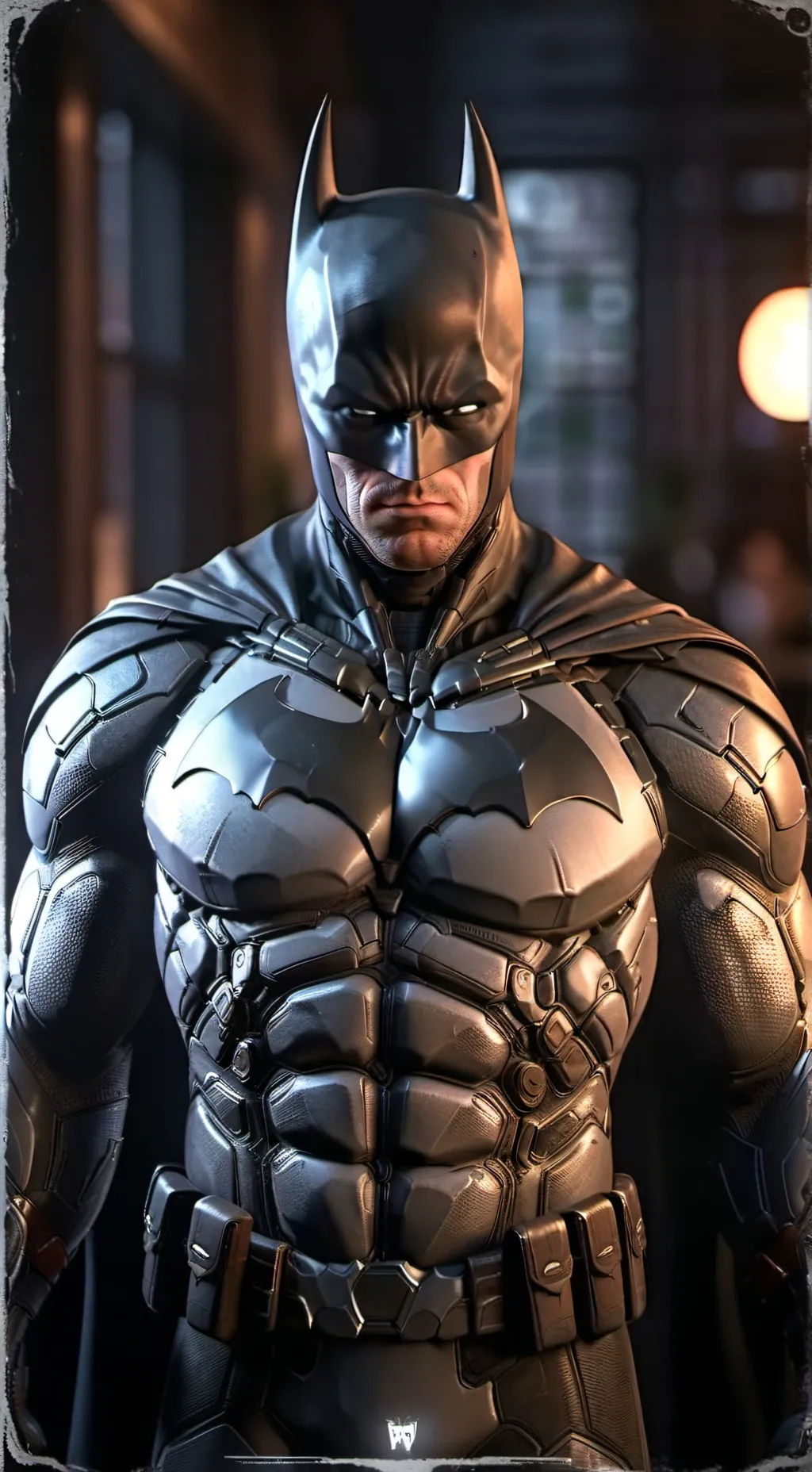 ai character: The Dark Knight's Dilemma background