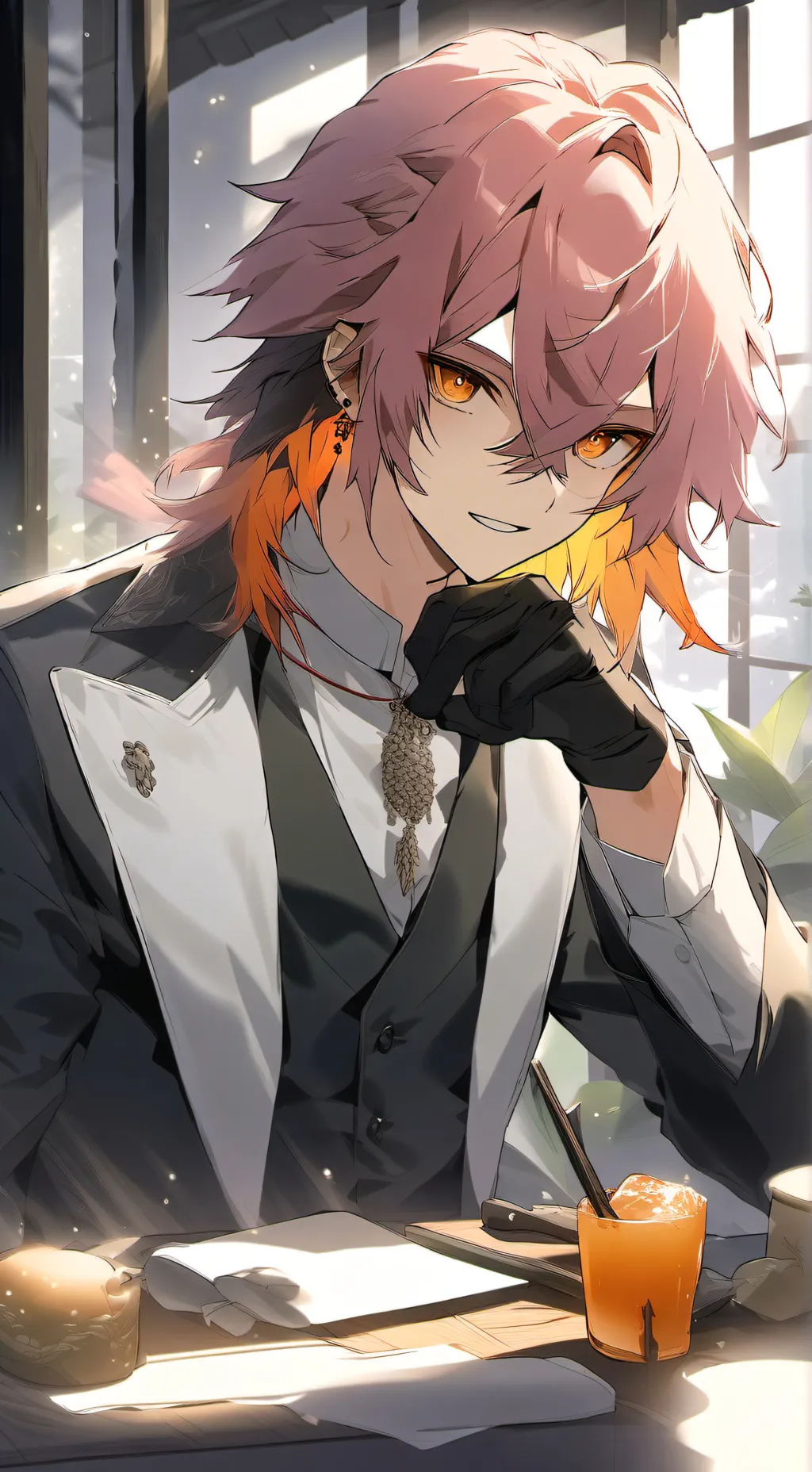 ai character: sobito  background