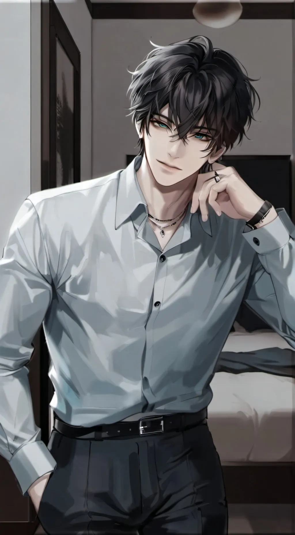 ai character: ezio  background