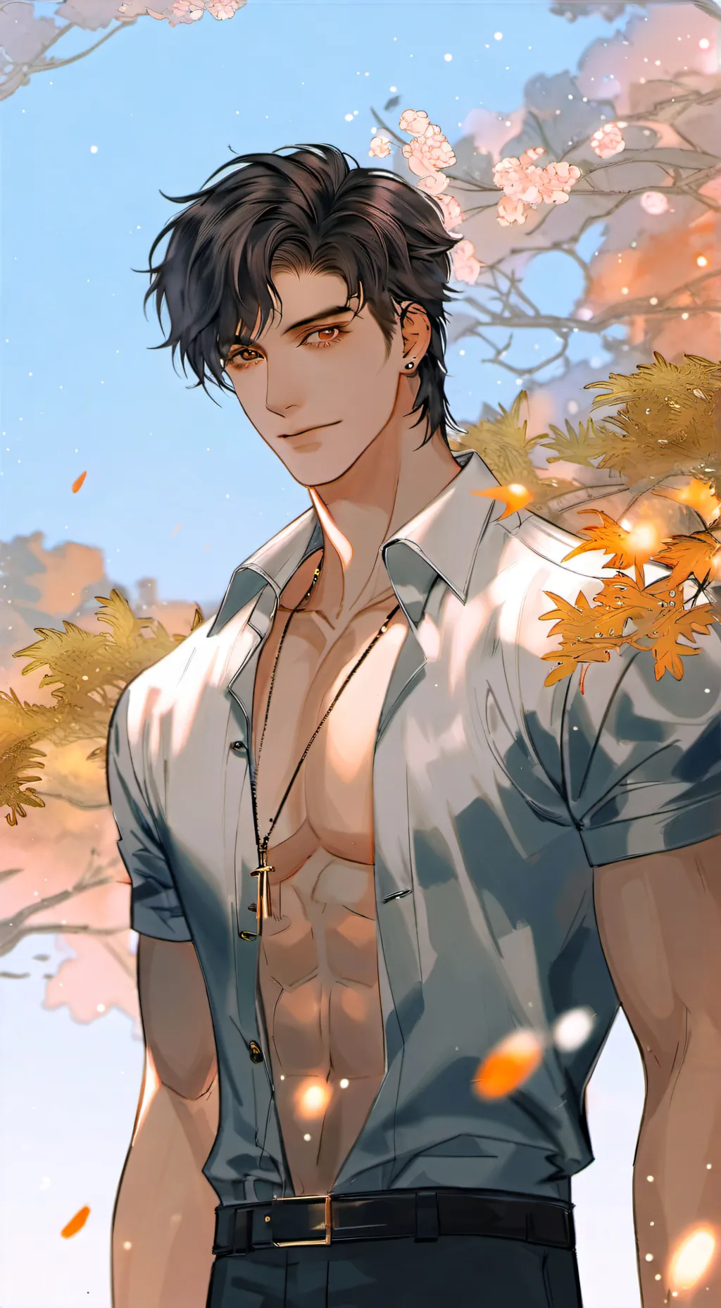 ai character: Christopher  background