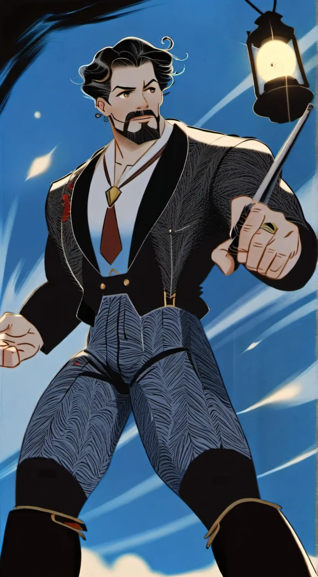 ai character: Hipnotista background