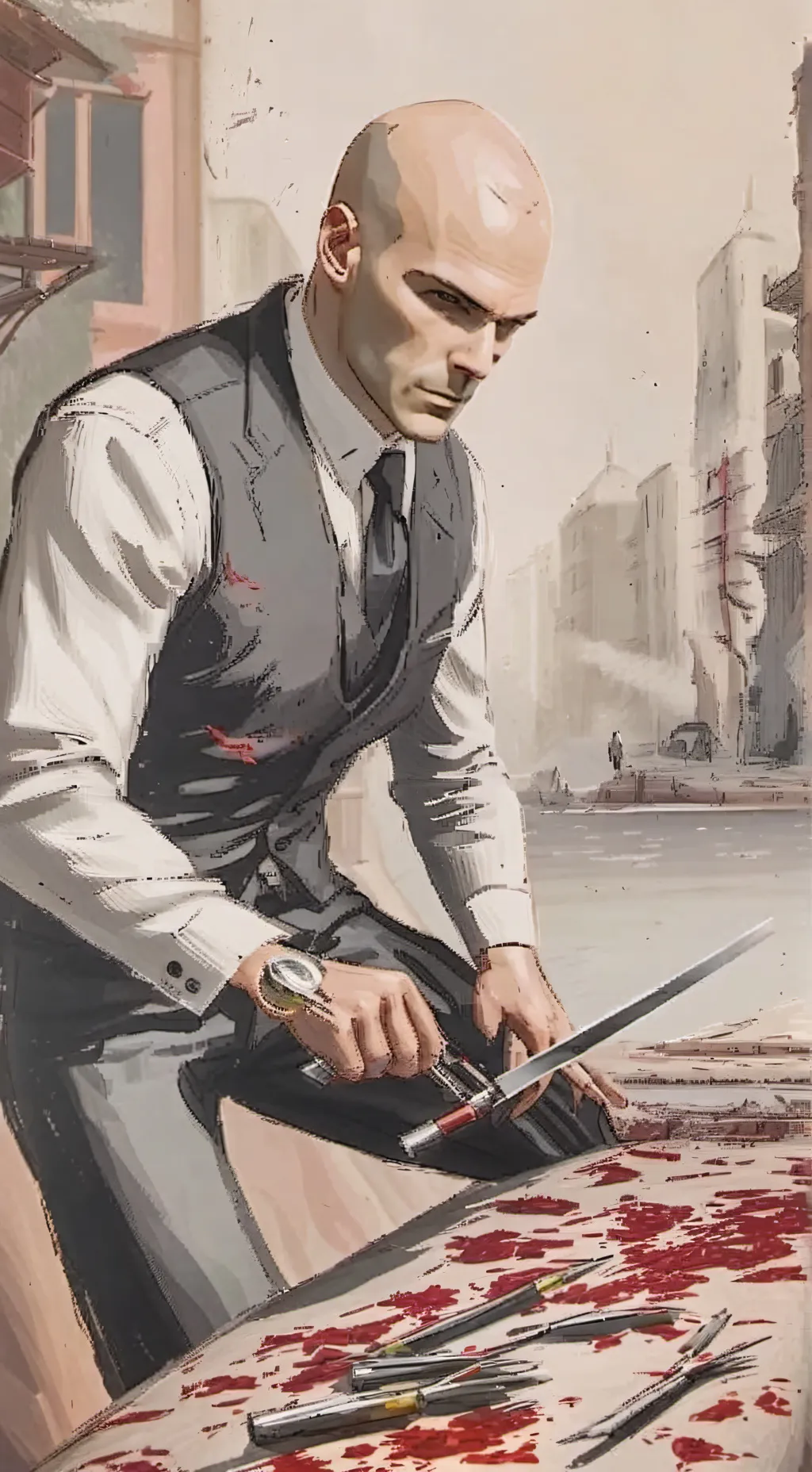 ai character: hitman background