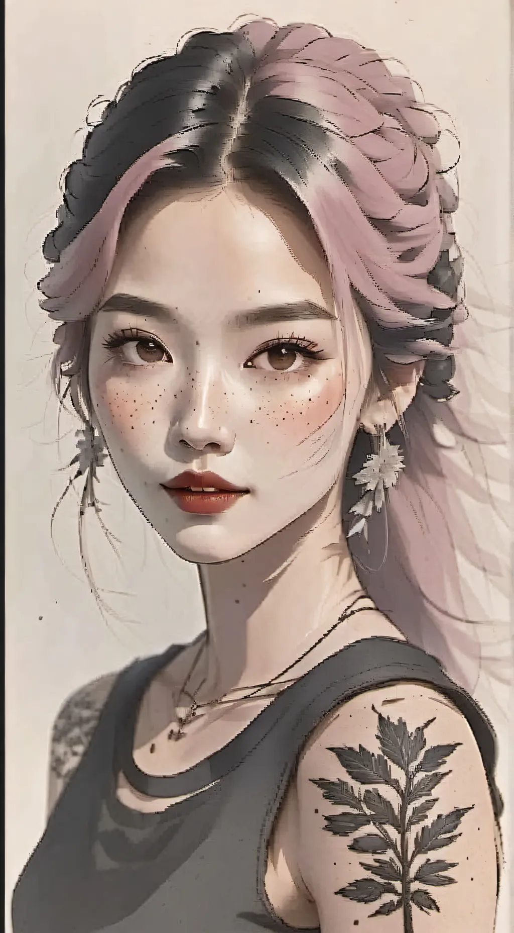 ai character: Jinnie Park background