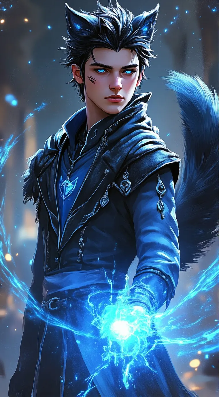 ai character: Last omega  background