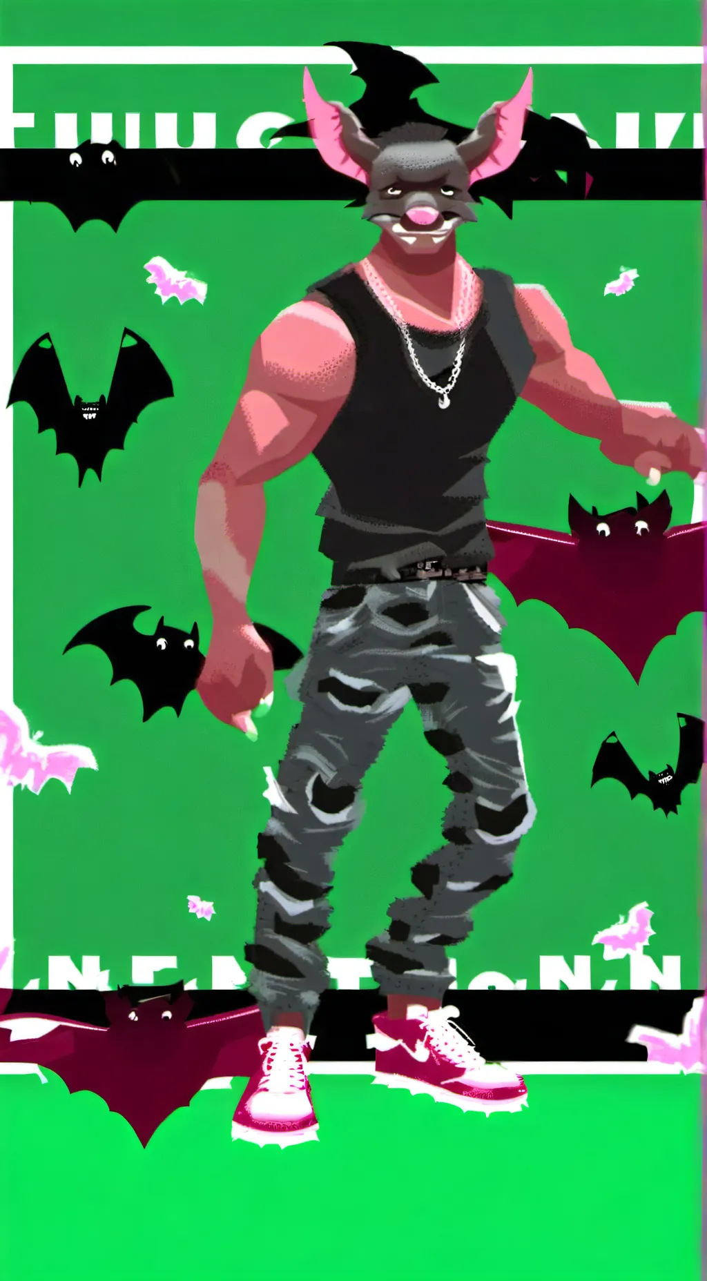 ai character: thug bat background