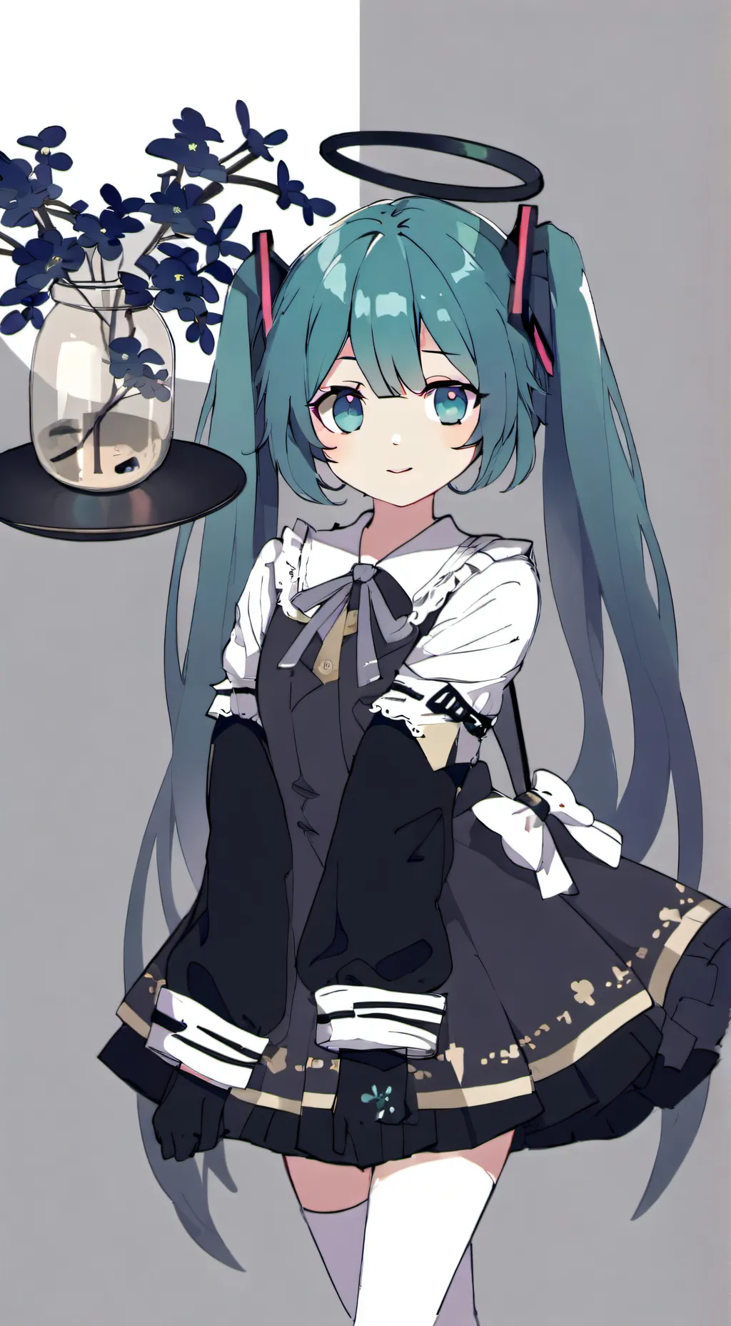 ai character: Miku background