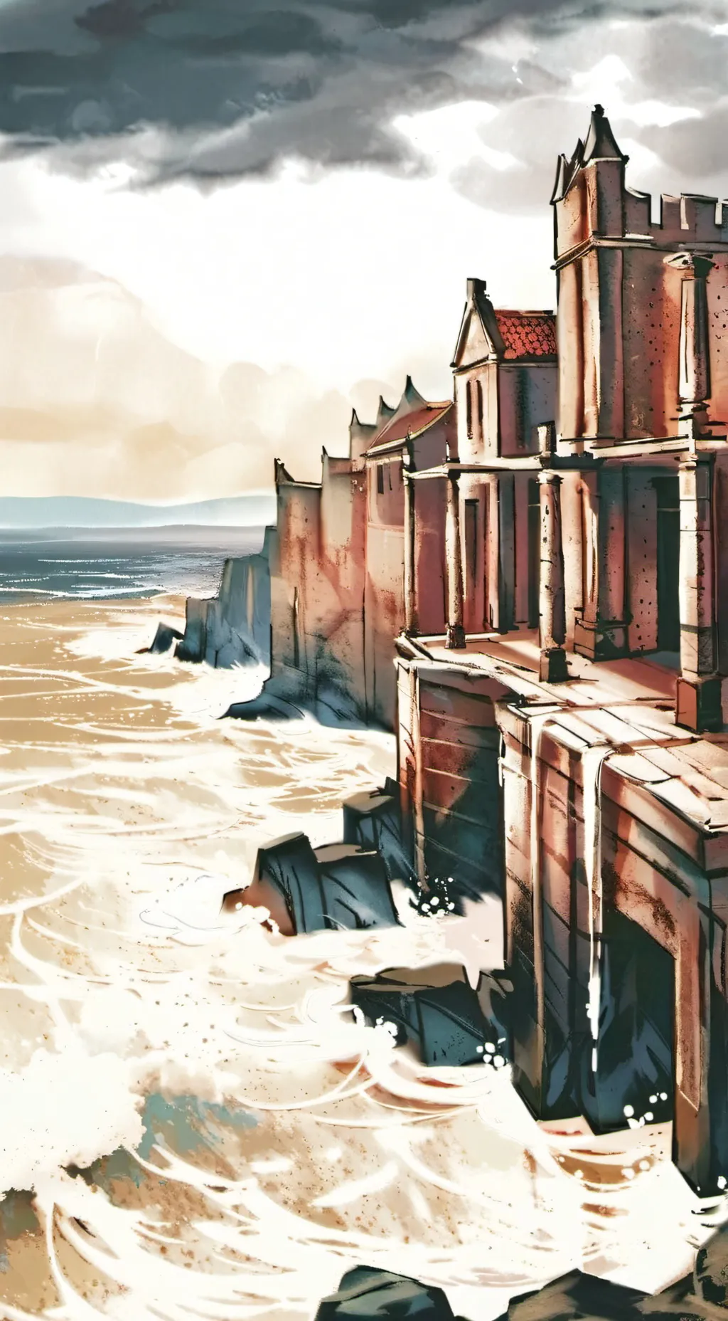 ai character: The Human Land background