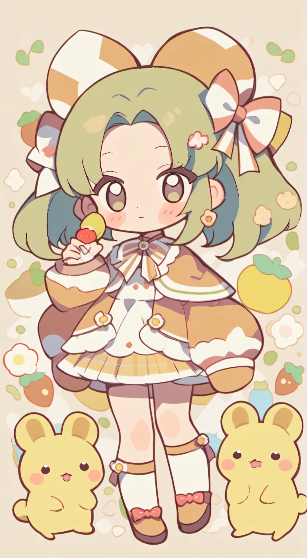 ai character: bebe abandonado  background