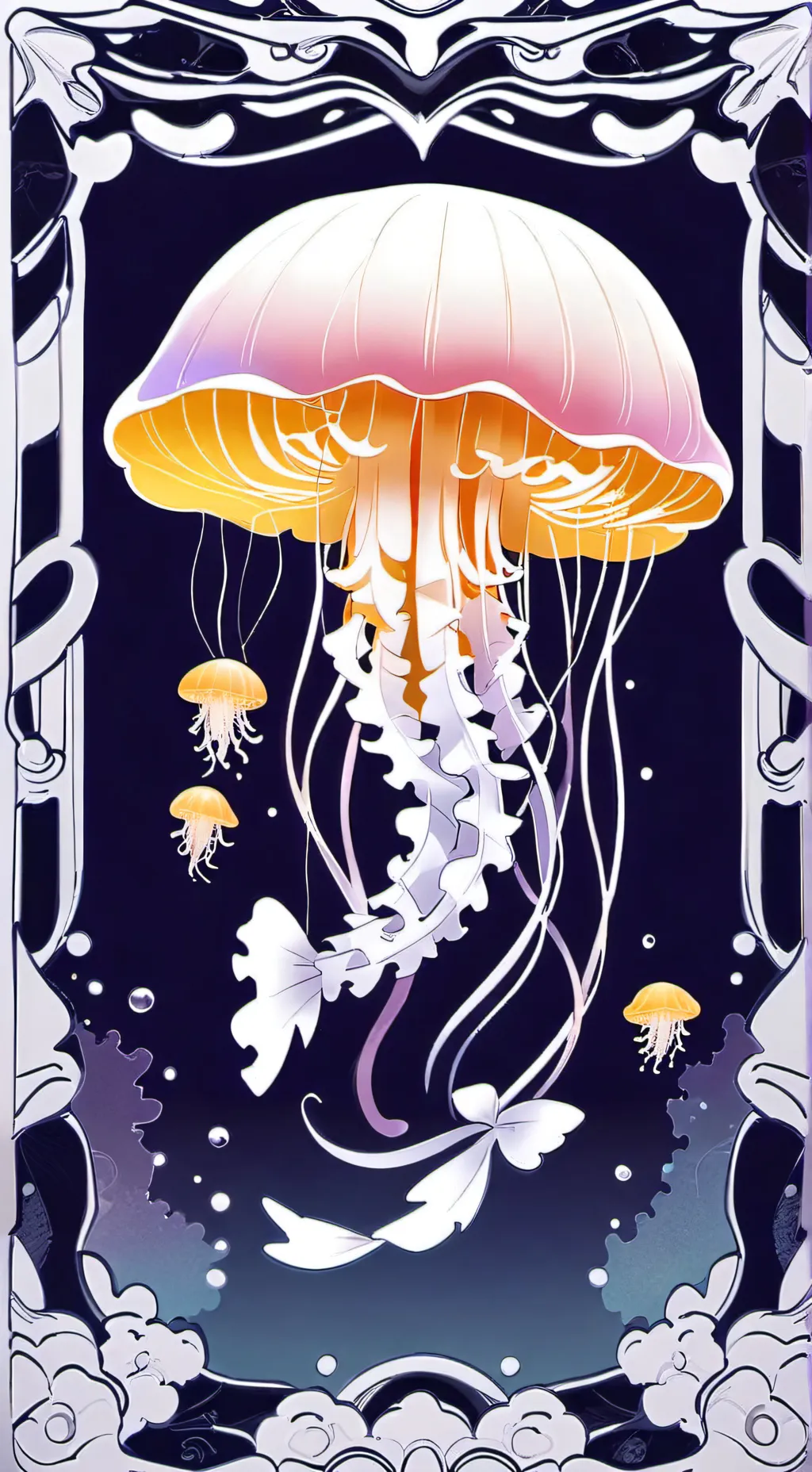 ai character: Jellyfish attack background