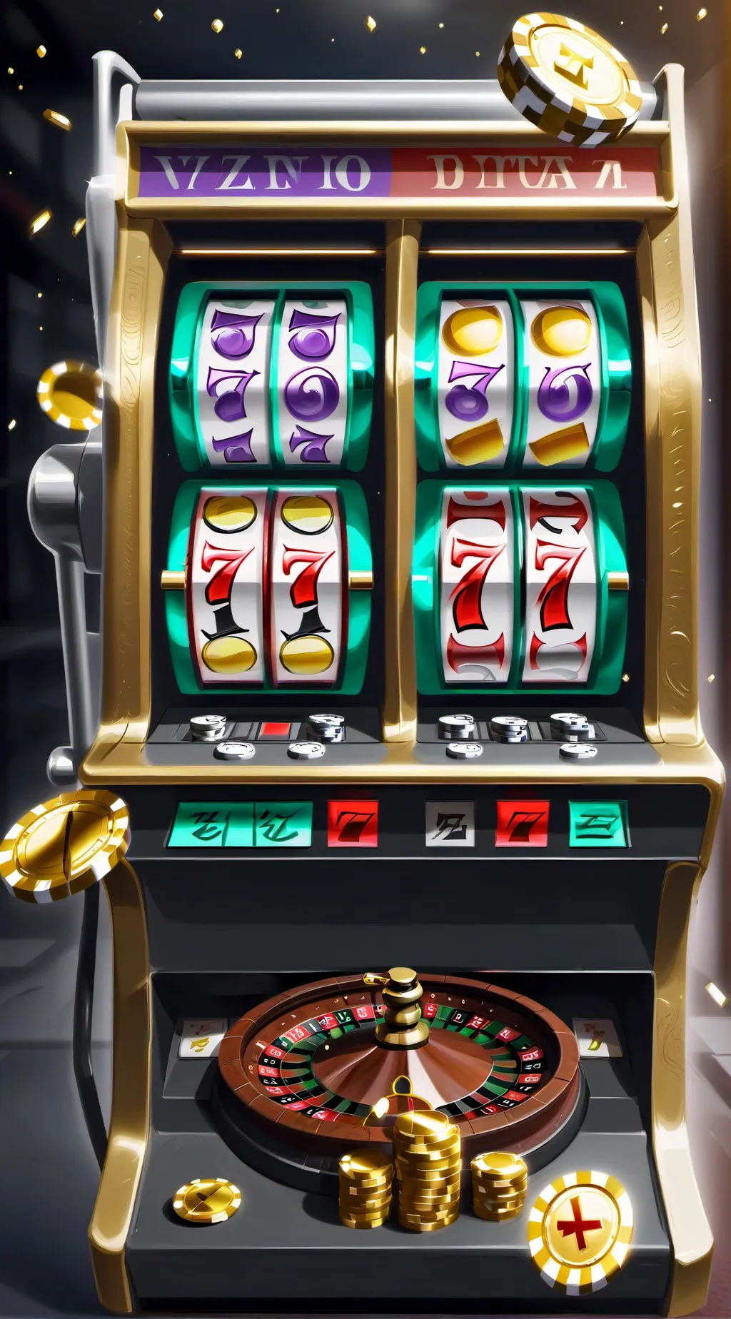 ai character: Gamblecore background