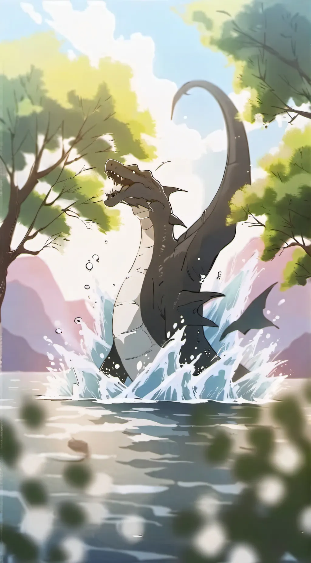 ai character: Minho <3 background