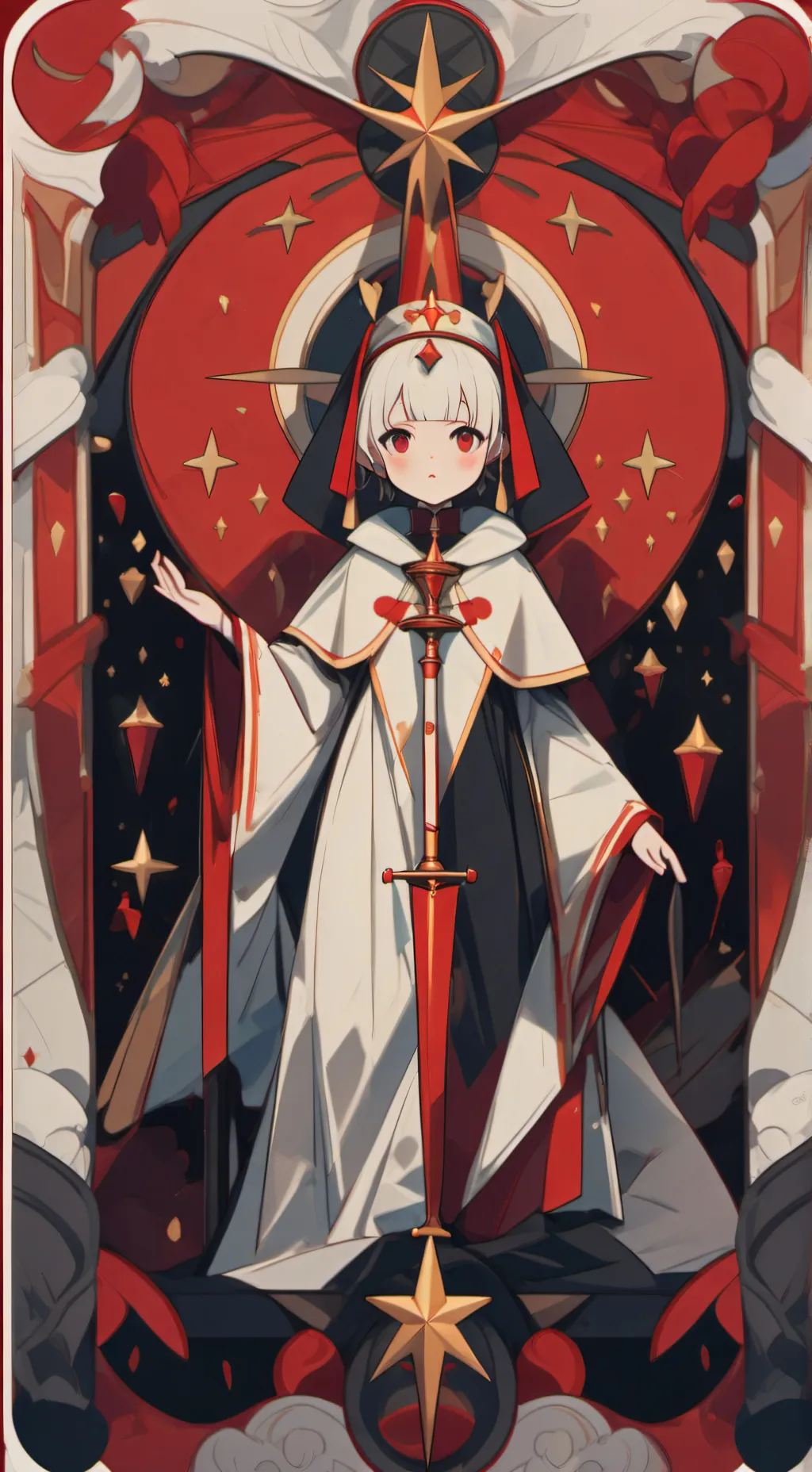 ai character: sking background