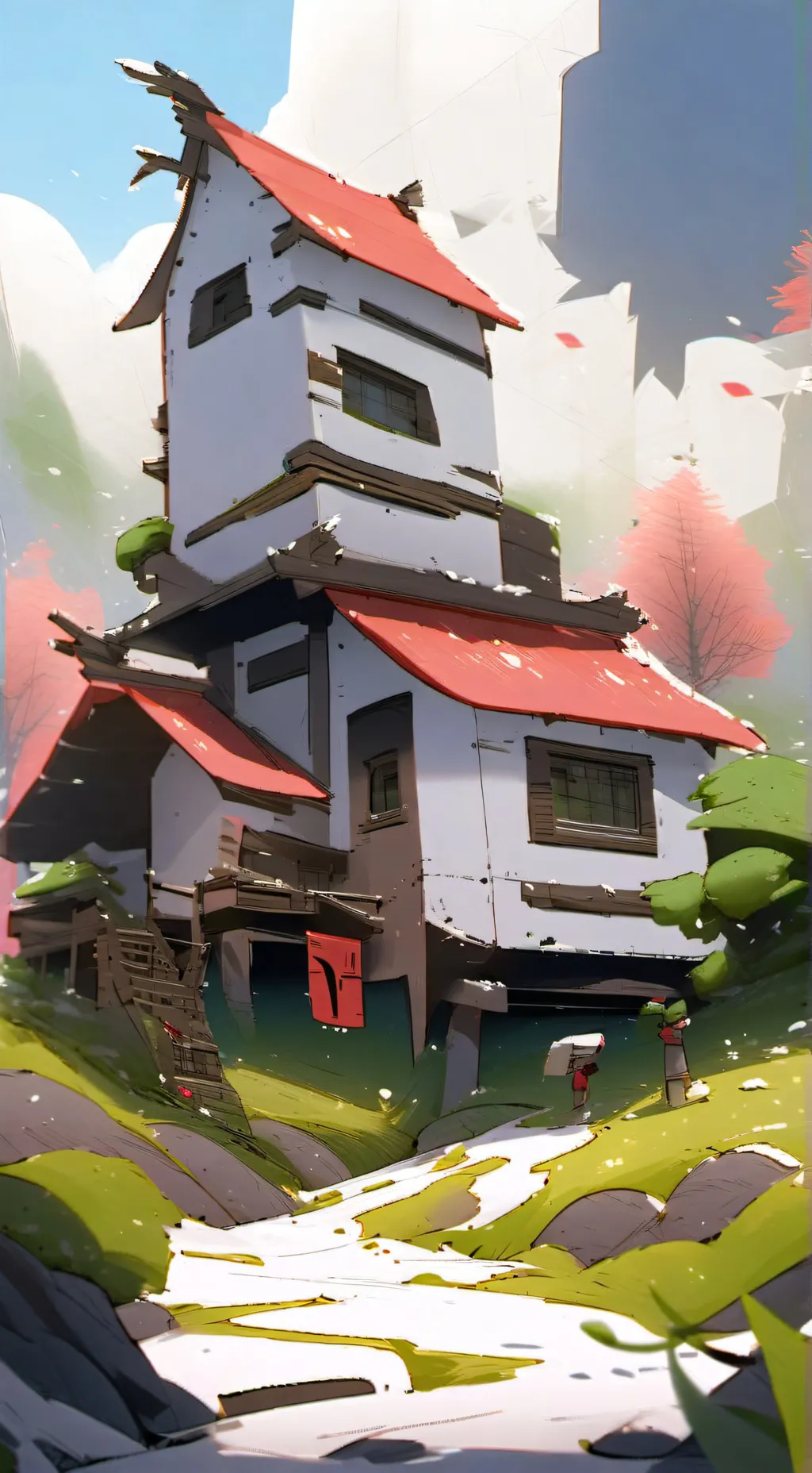 ai character: sprout background