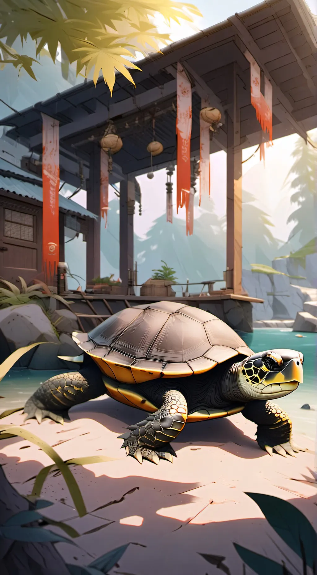 ai character: Eugene (the turtle background