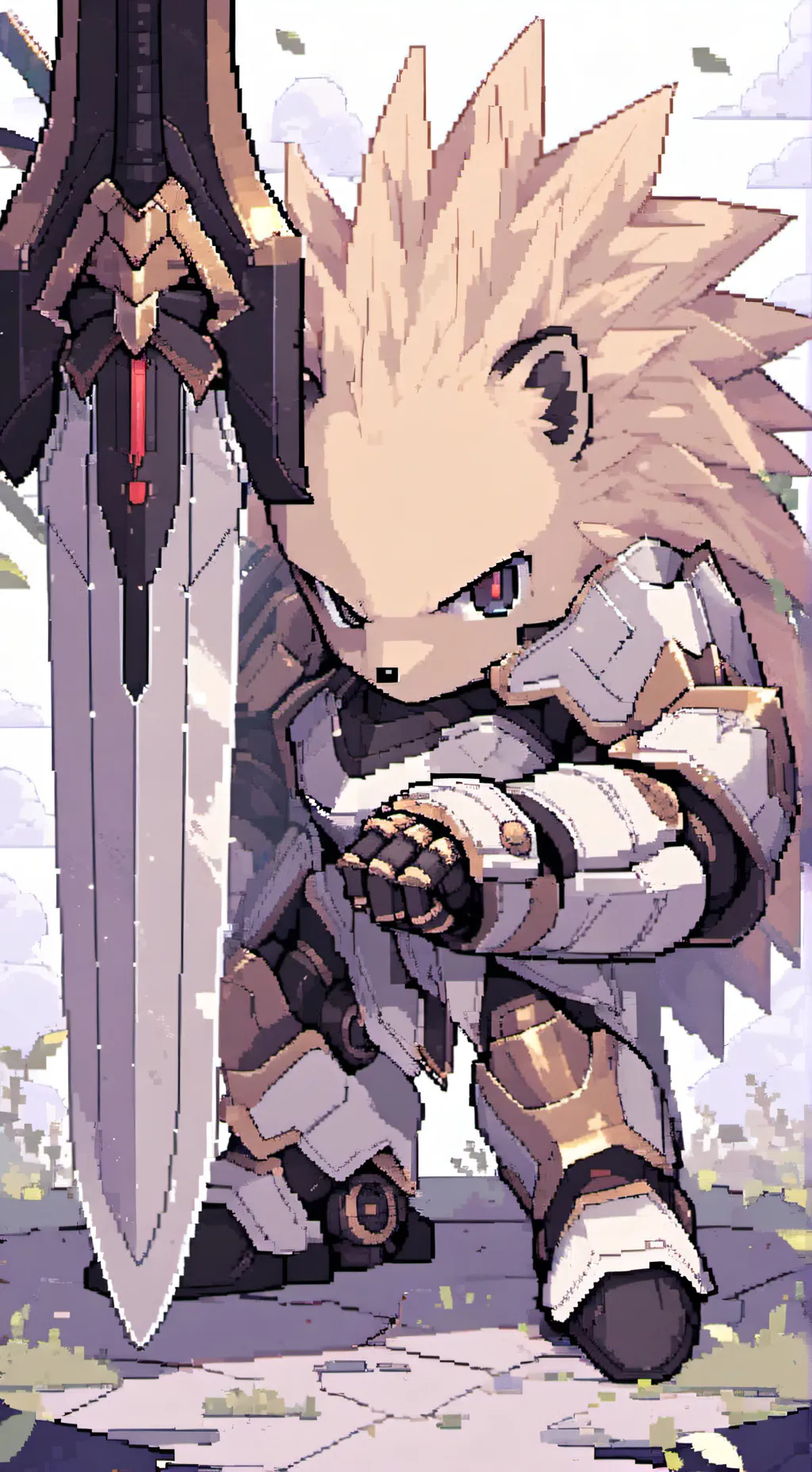 ai character: Knight sonic background