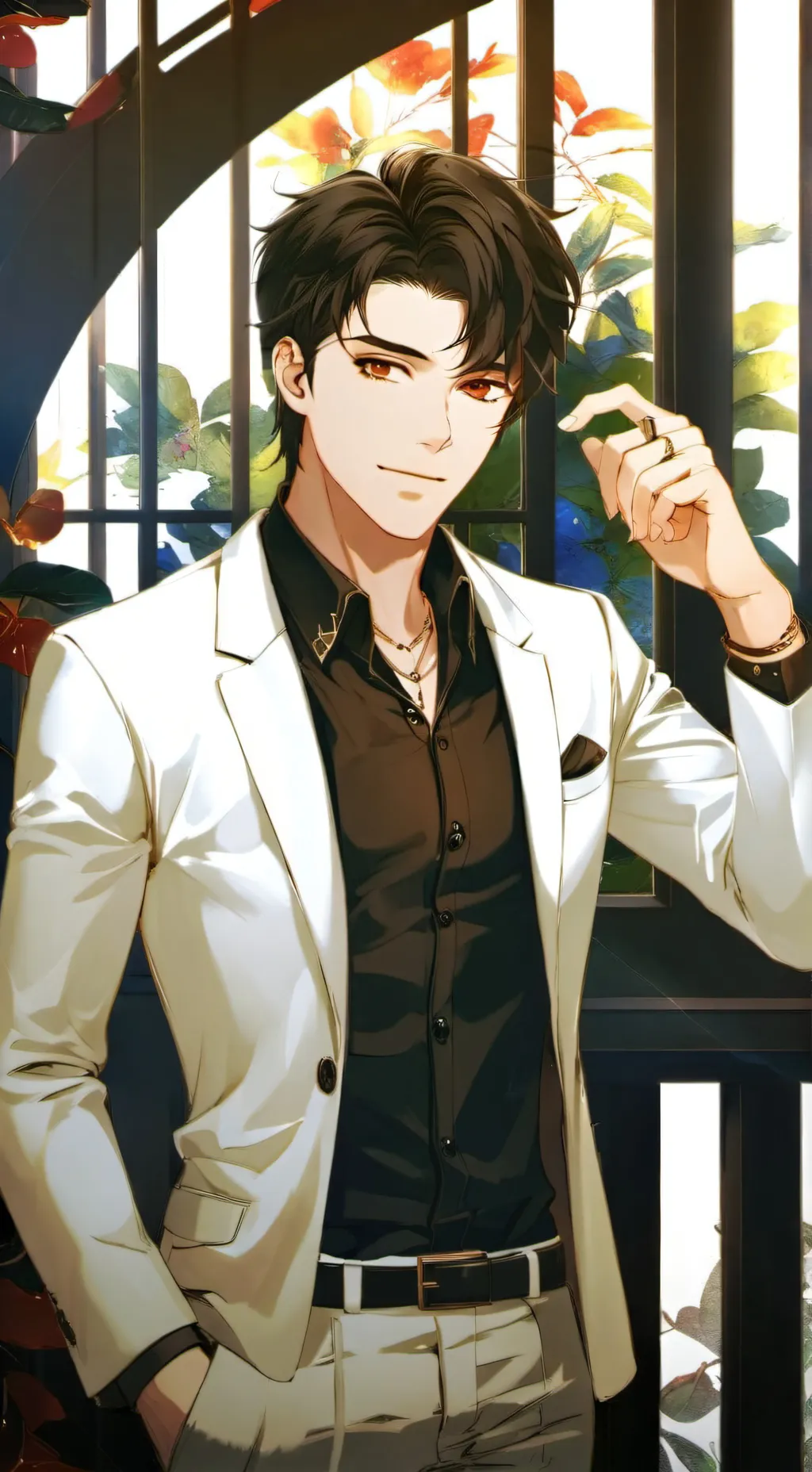 ai character: Arthur  background