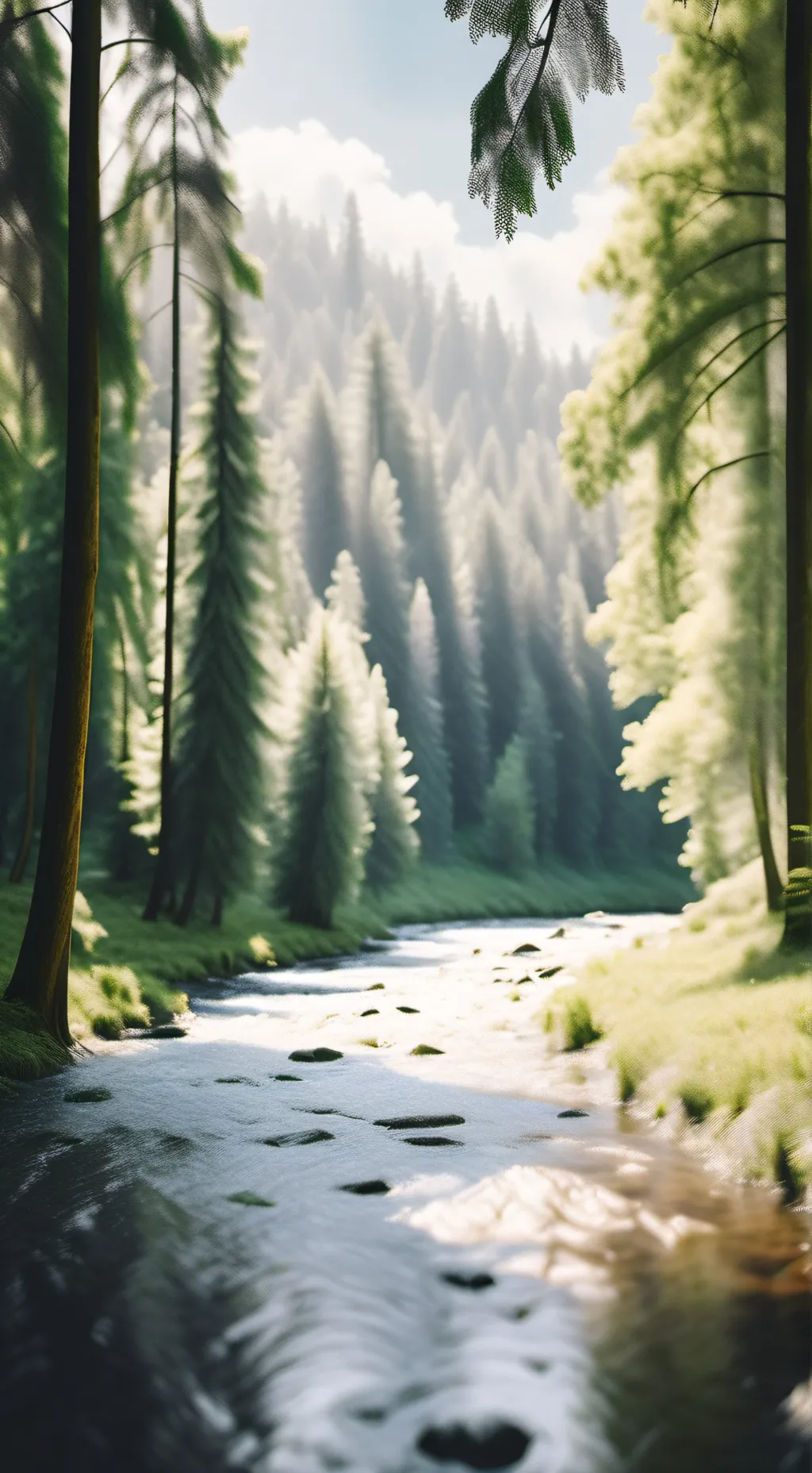 ai character: Forest background