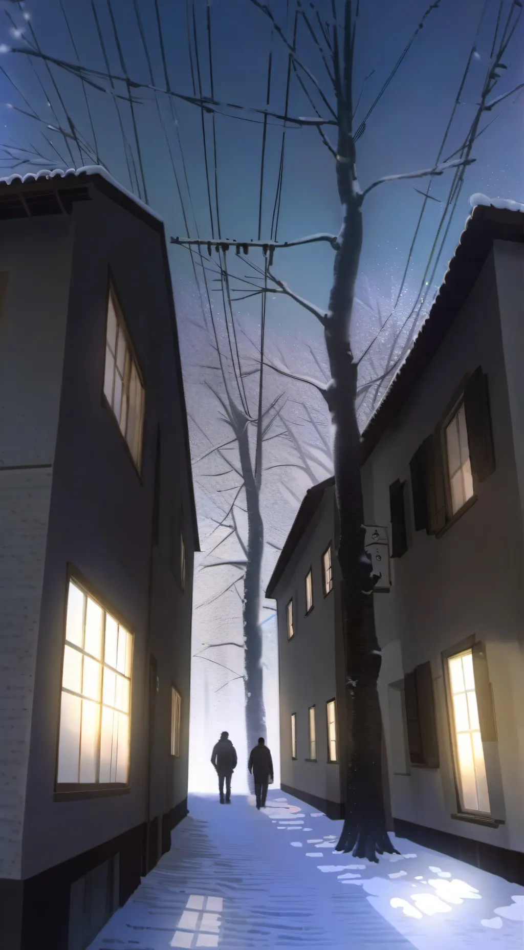 ai character: Goodbye talkie background