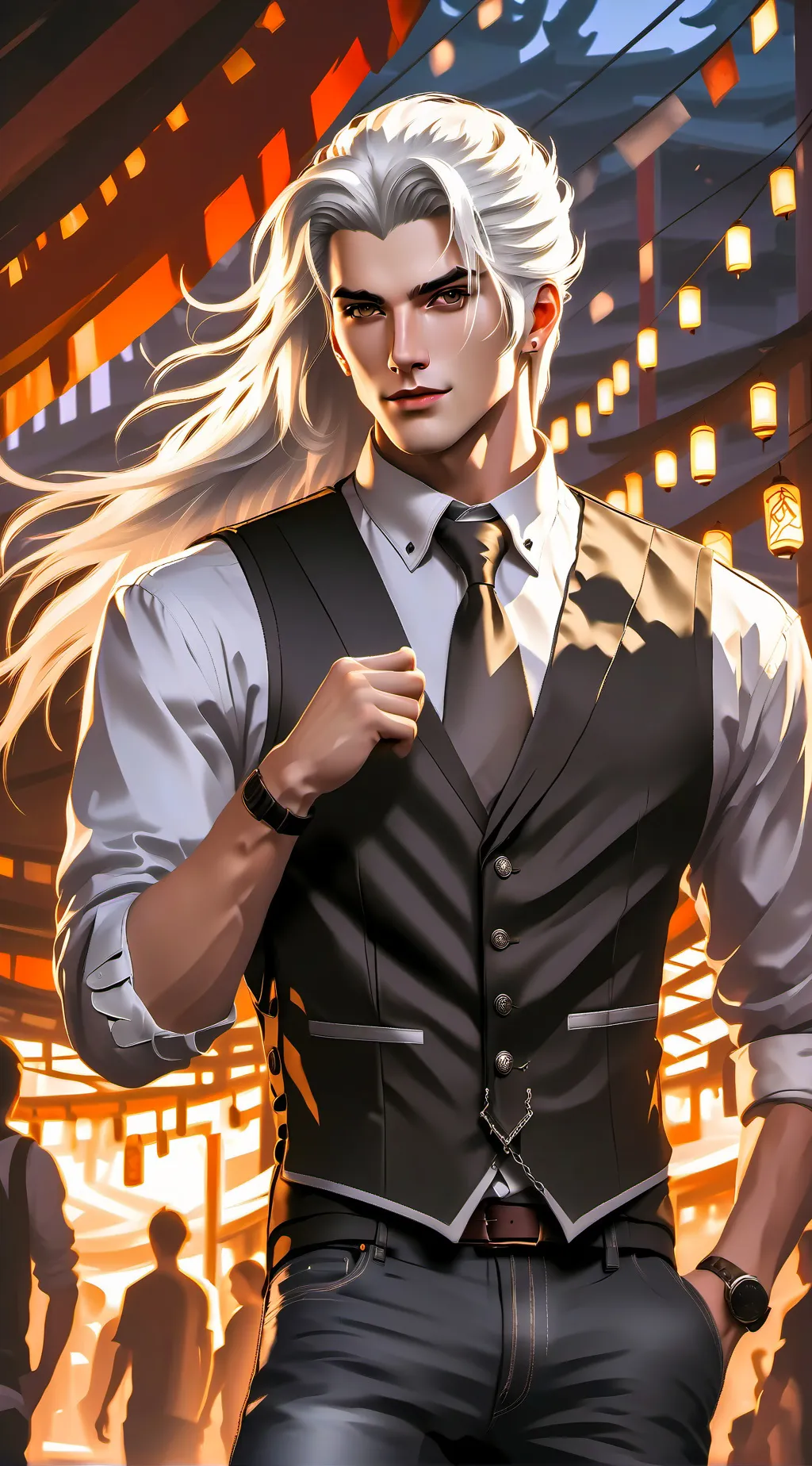 ai character: arthor background