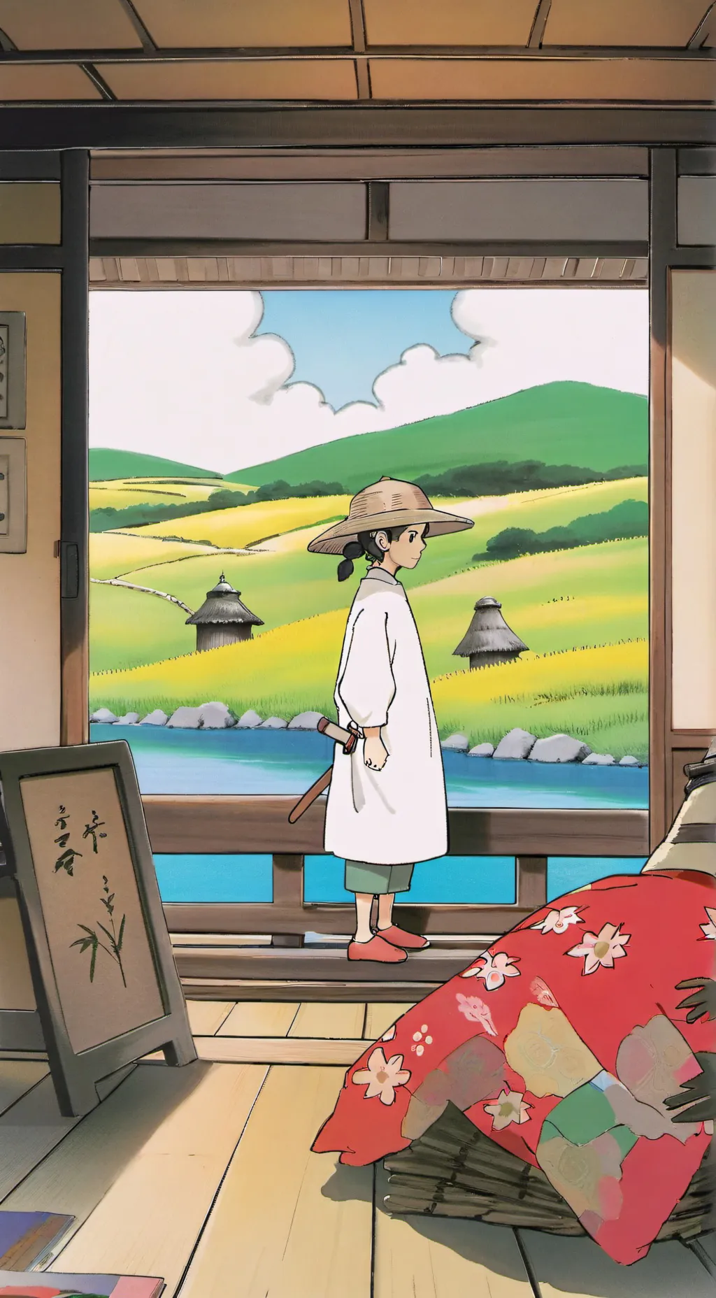 ai character: Mira freaky kpdh background