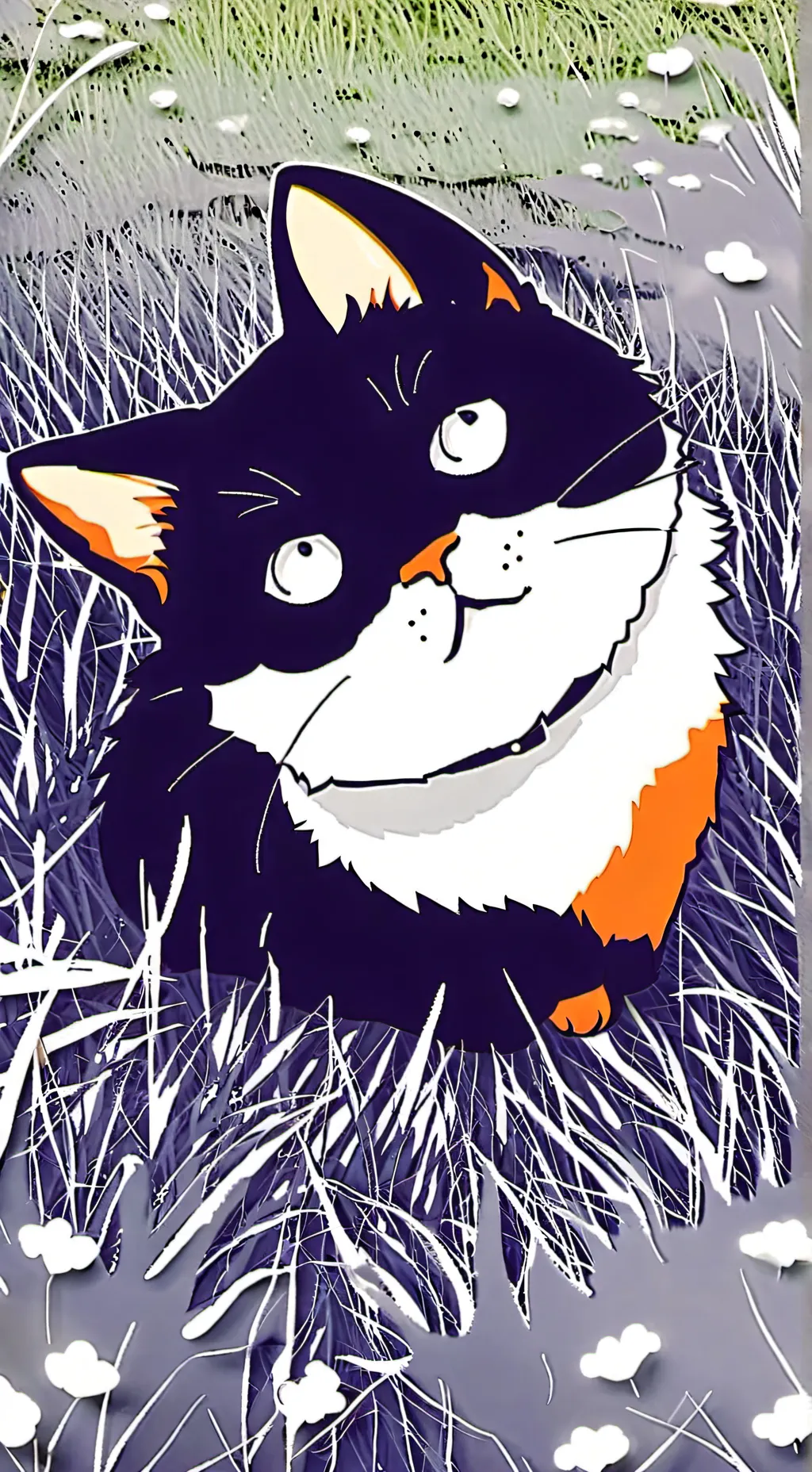 ai character: Gray background