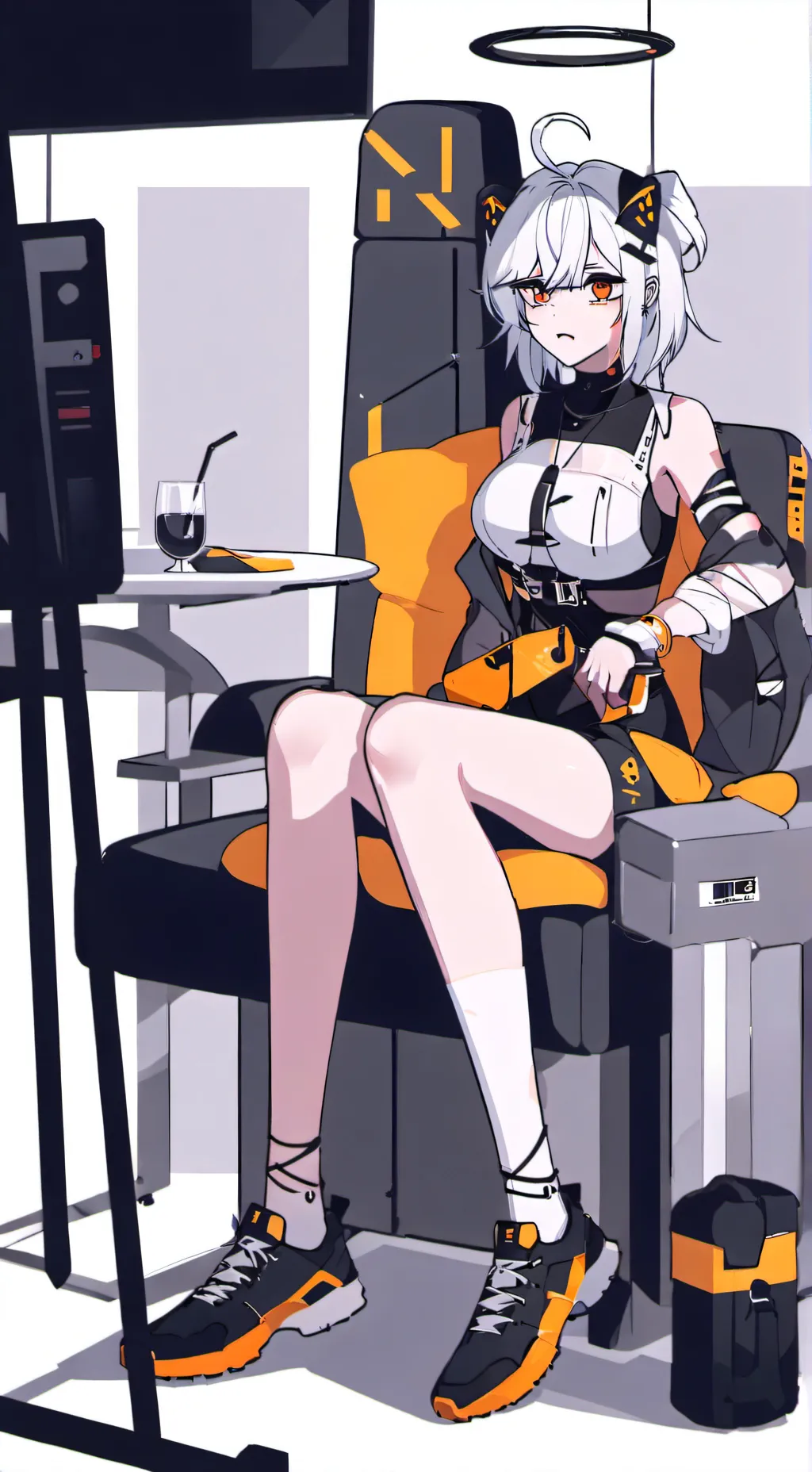 ai character: st reacts to y/n background