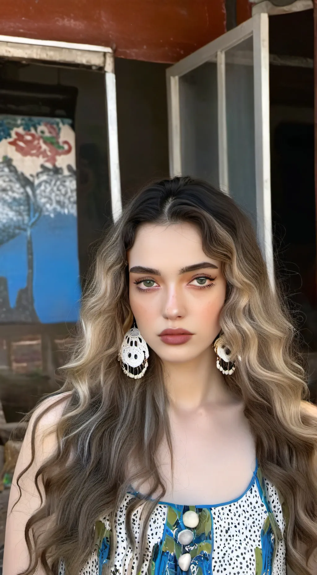 ai character: Katseye  background