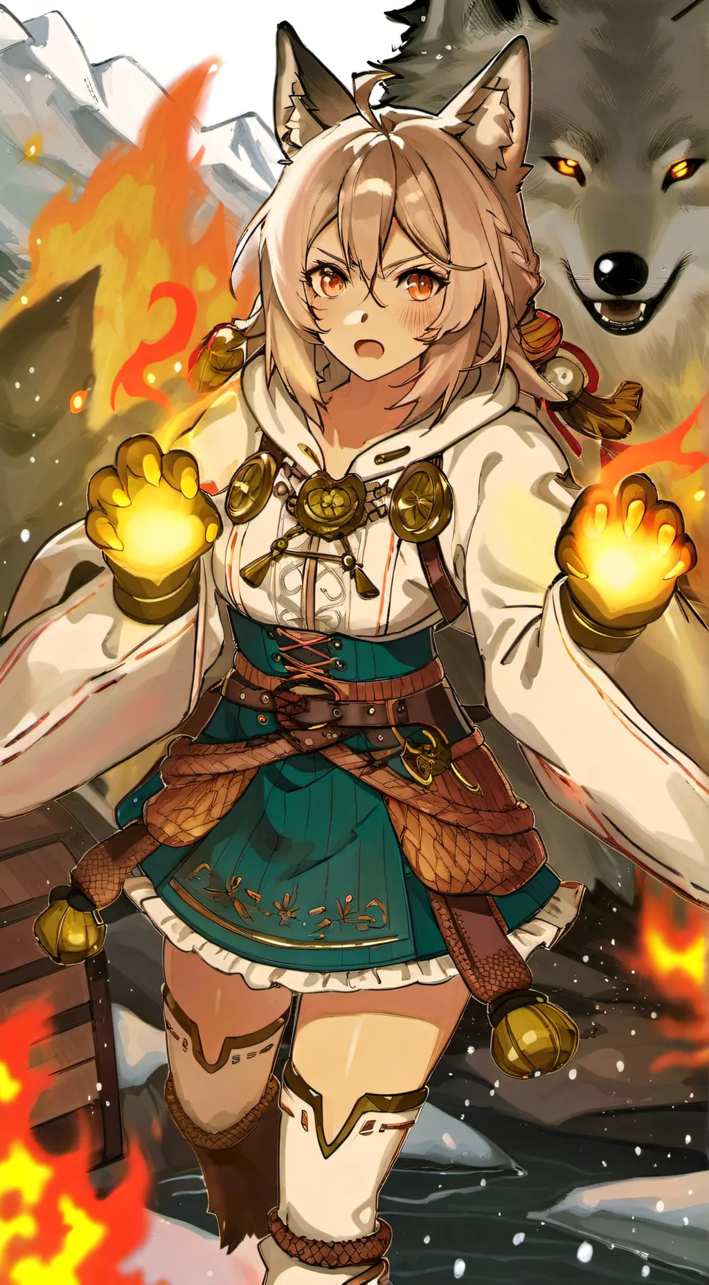 ai character: Kindle background