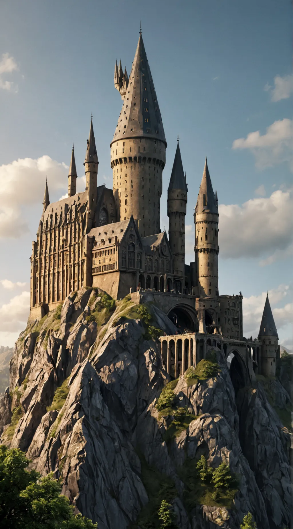 ai character: Hogwarts background