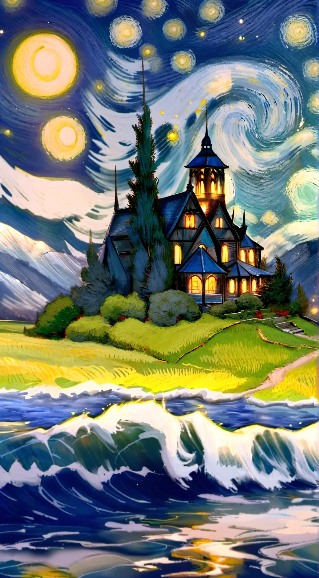 ai character: testing background