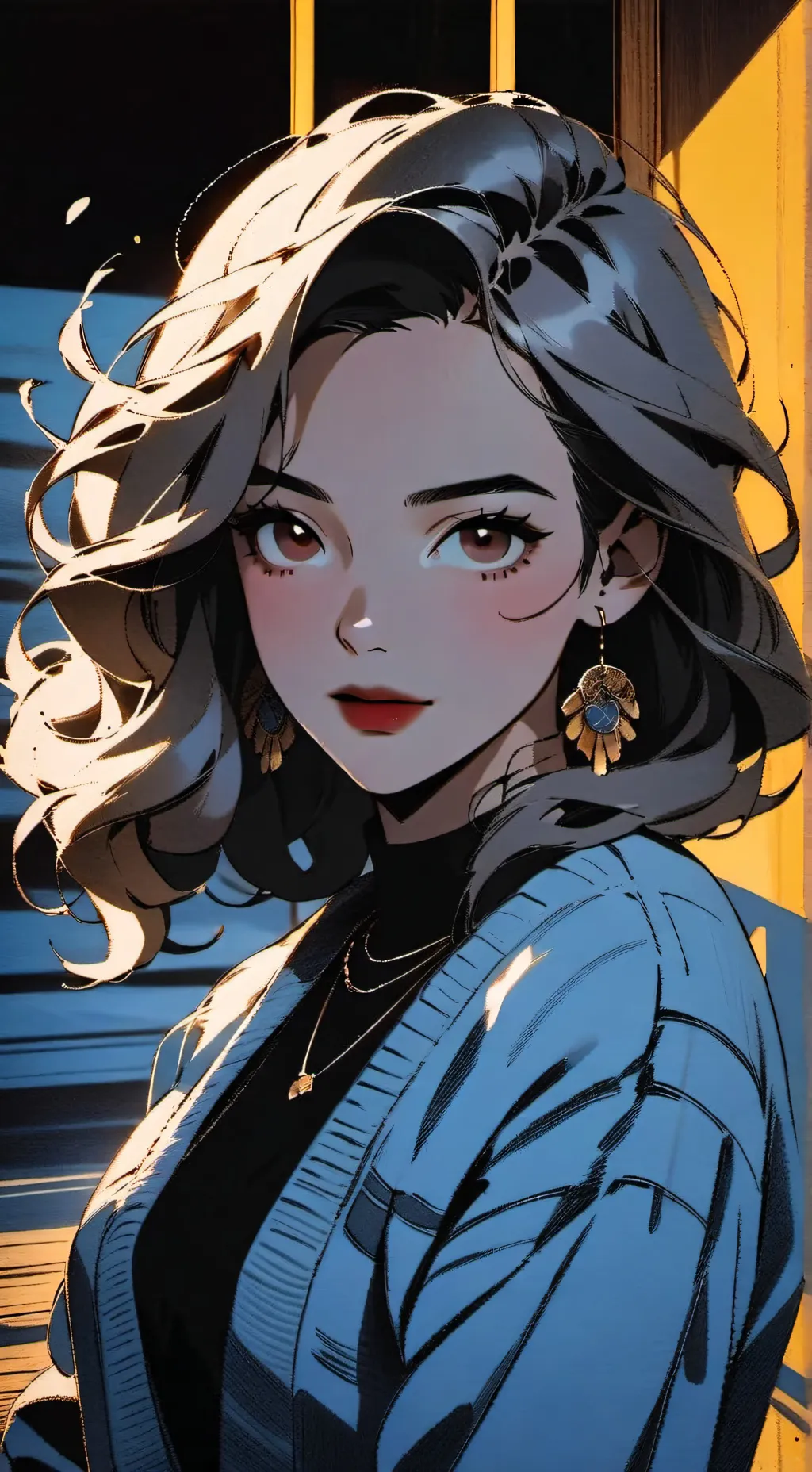 ai character: Kimberly  background