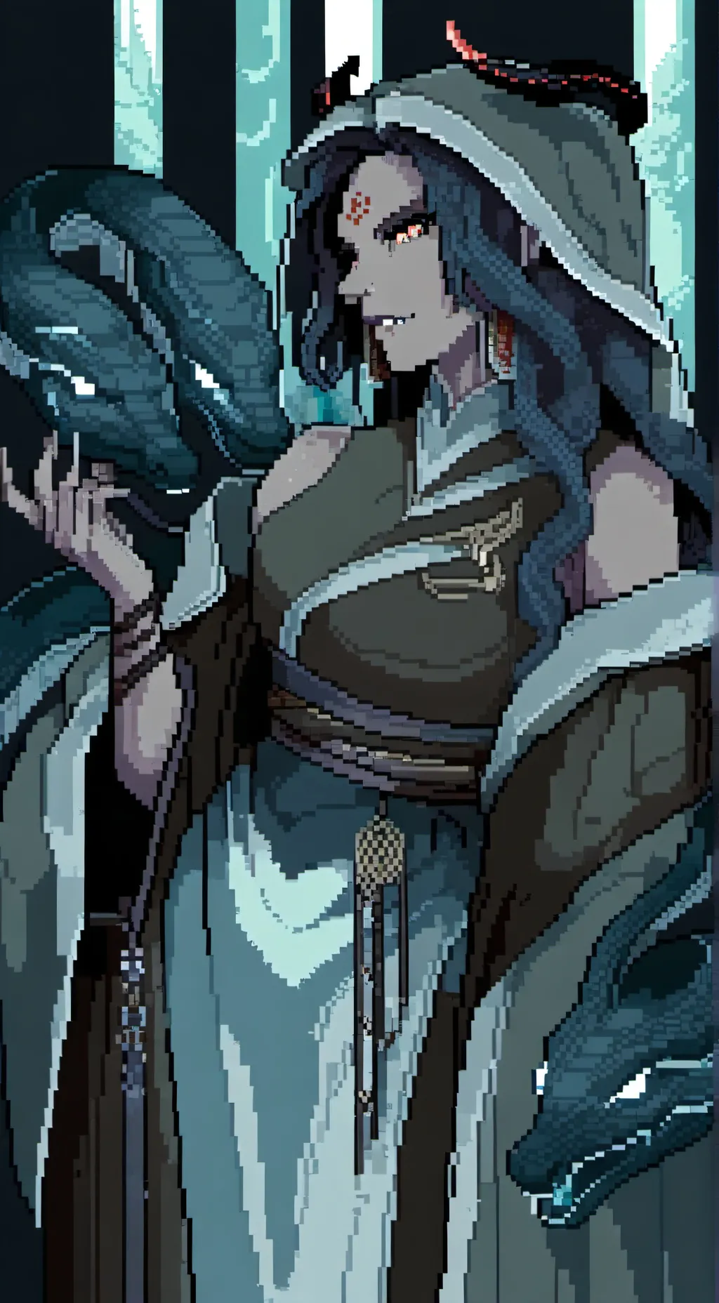 ai character: Serpentina background