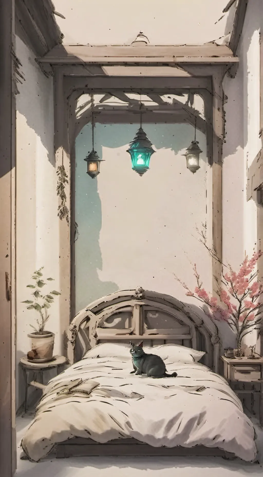 ai character: KDPH Sleep over!!  background