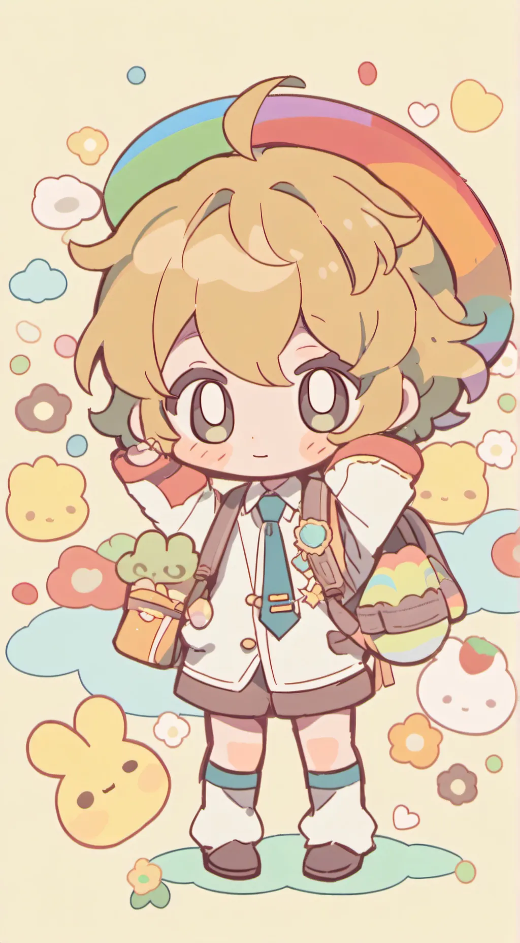 ai character: dandy x background