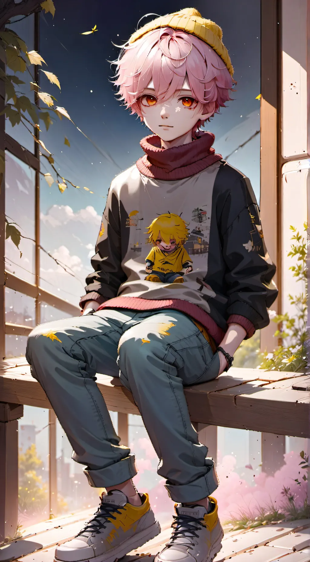 ai character: Lupin Reco  background