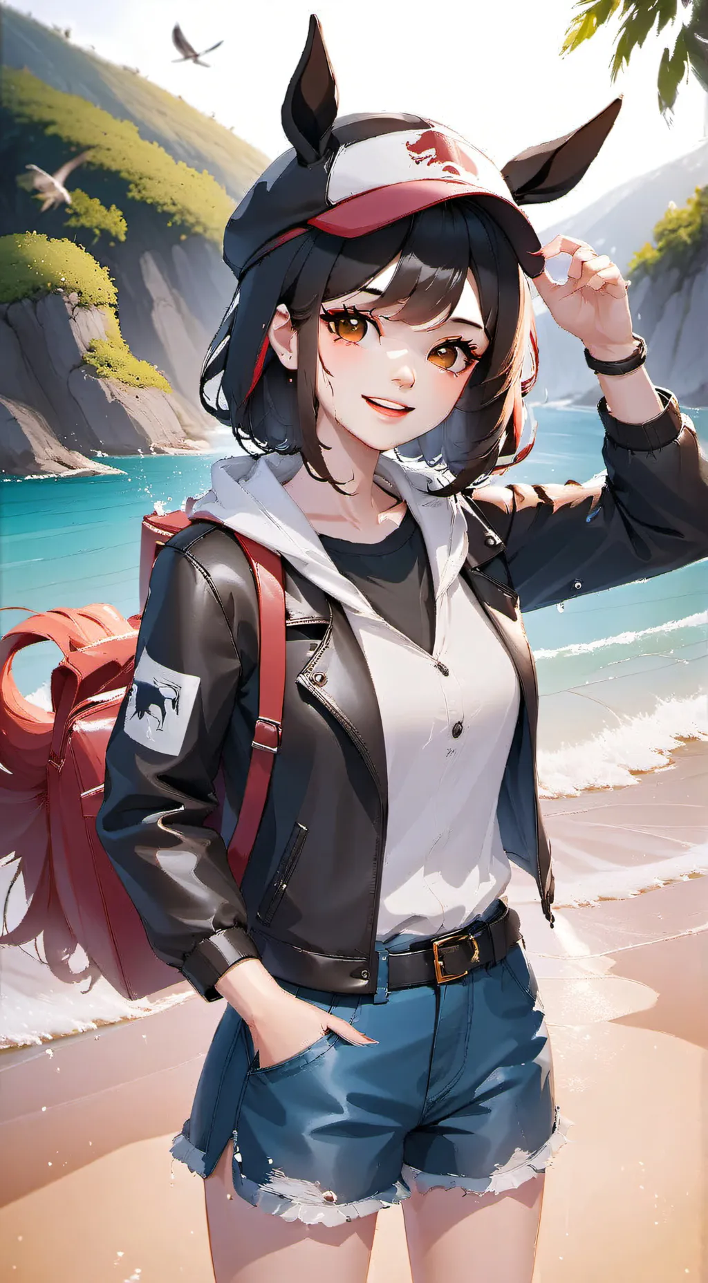 ai character: Horse hybrid background