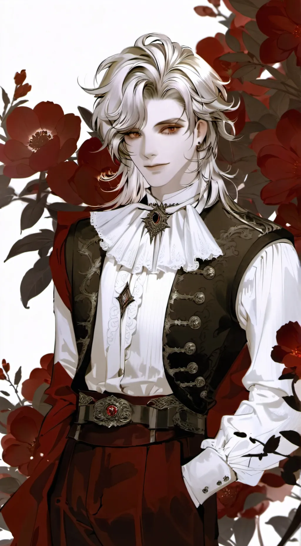 ai character: Flex,🖤 background