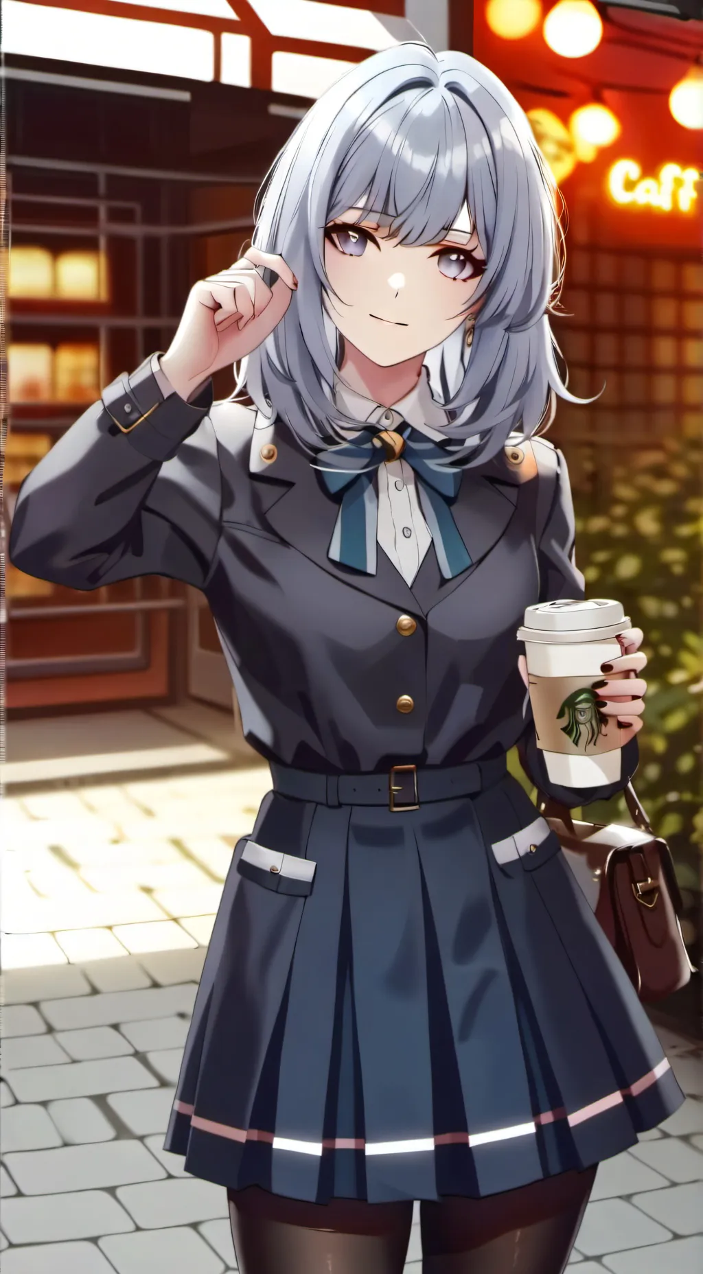 ai character: violeta background