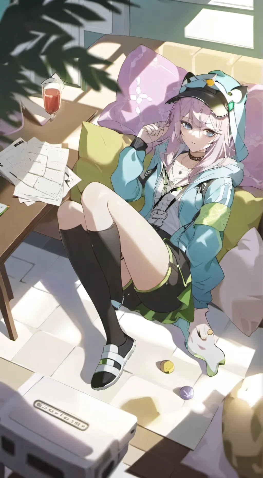 ai character: Luna background