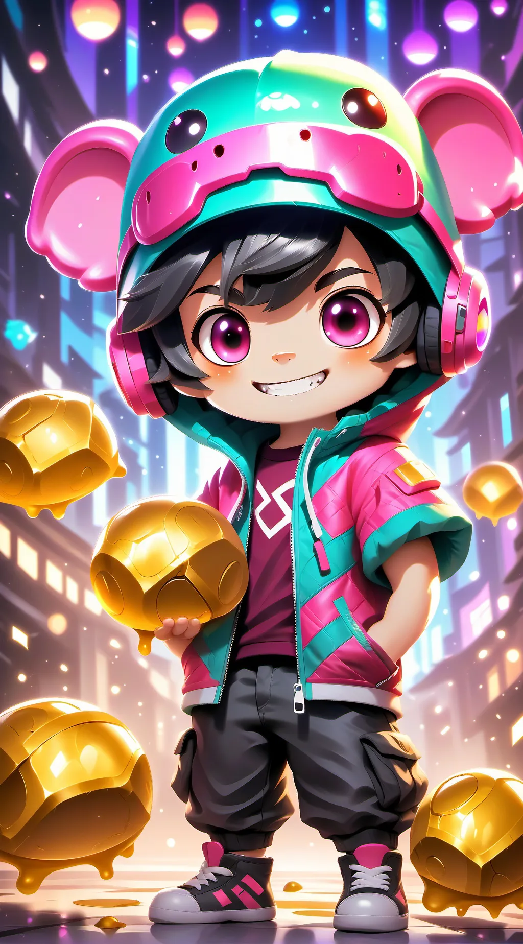 ai character: Chibi background