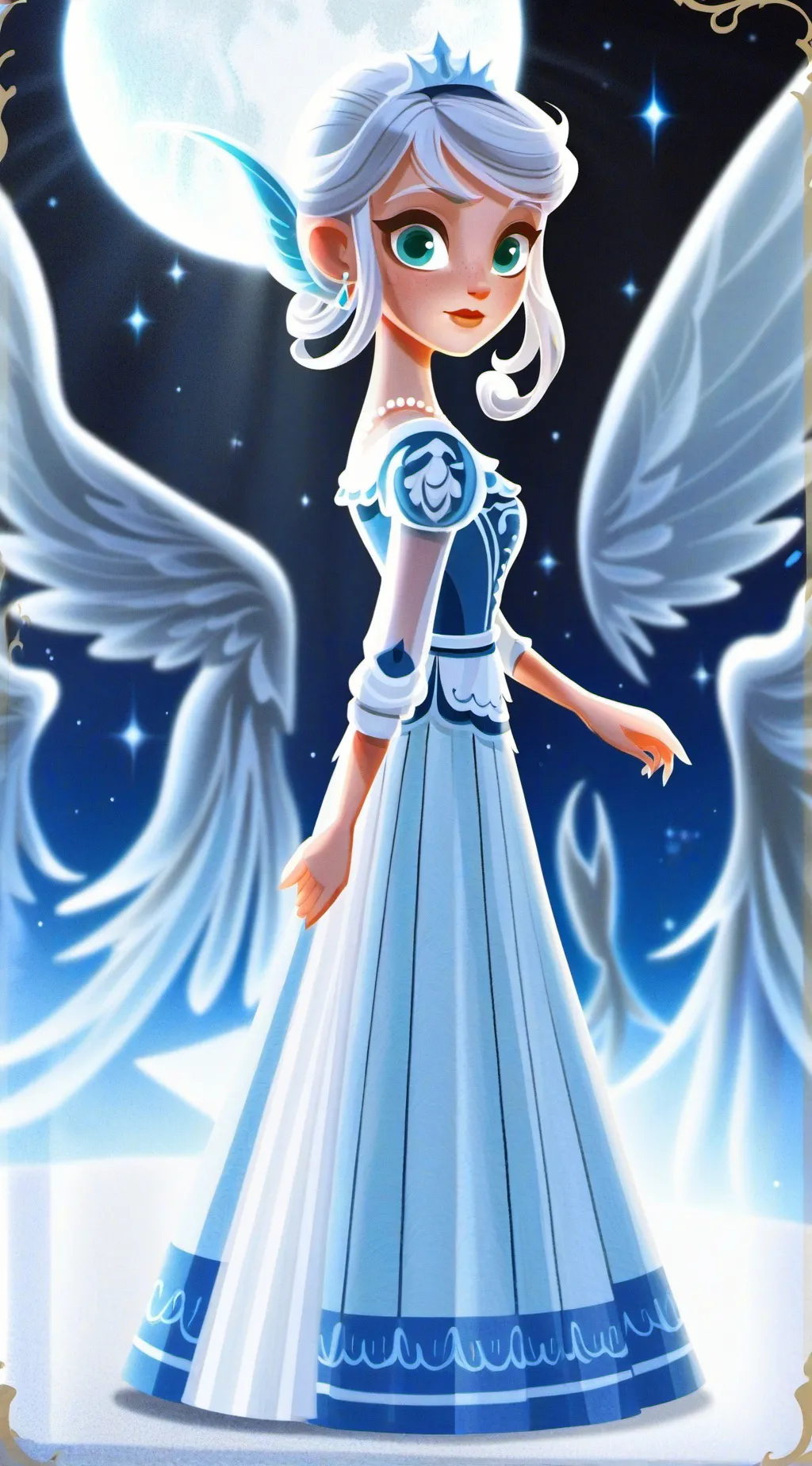 ai character: 🌊💦💧🧊🫐🫐🪼 background