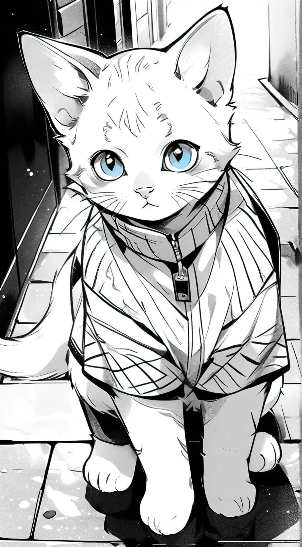 ai character: random cat background