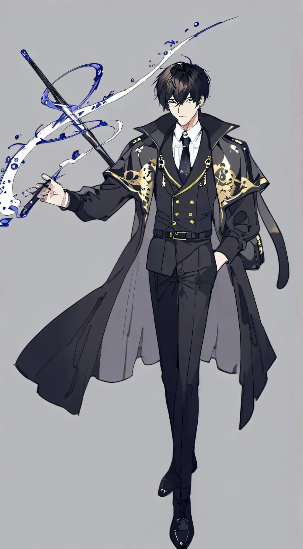 ai character: bluudude background