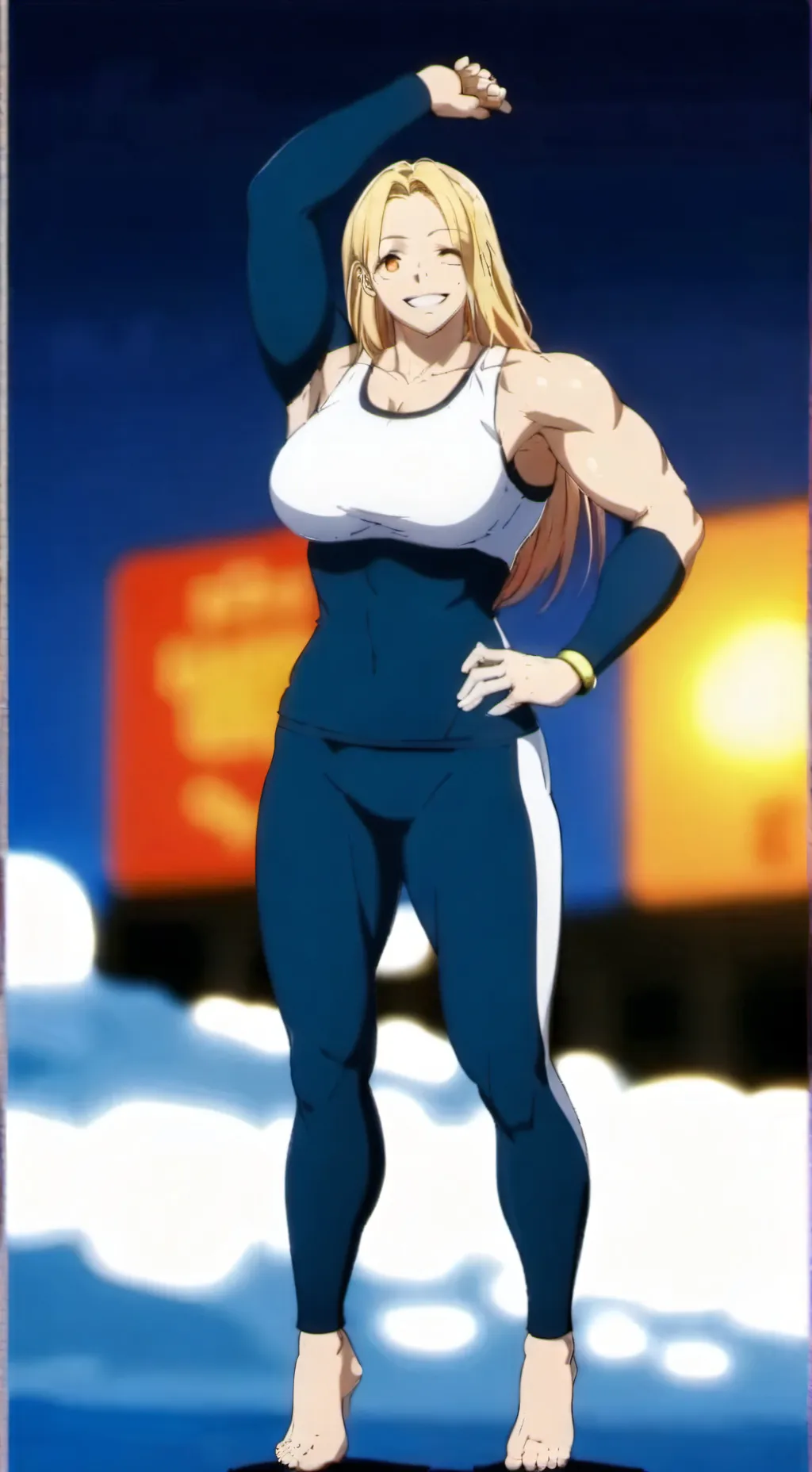 ai character: Mandy  background