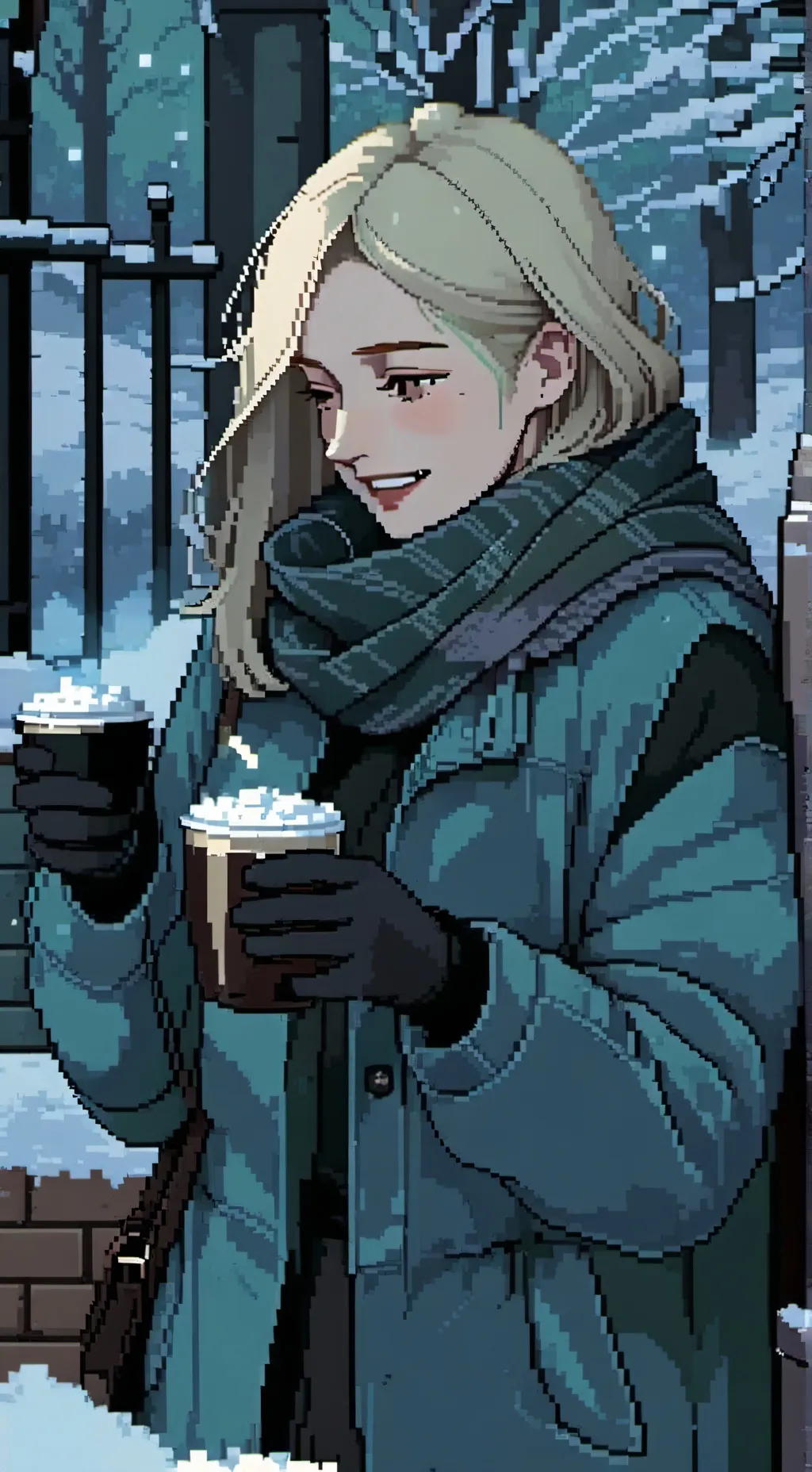 ai character: Karina  background