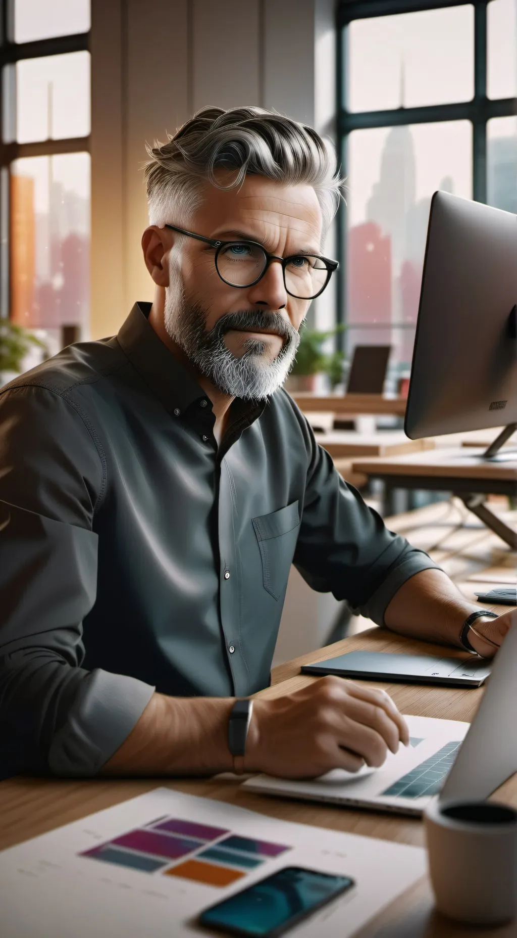 ai character: congrats  background